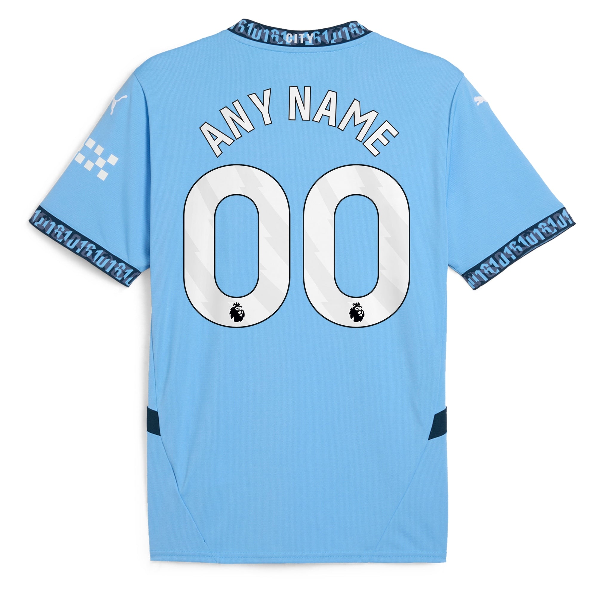 Manchester City Puma 2024/25 Home Custom Jersey - Light Blue