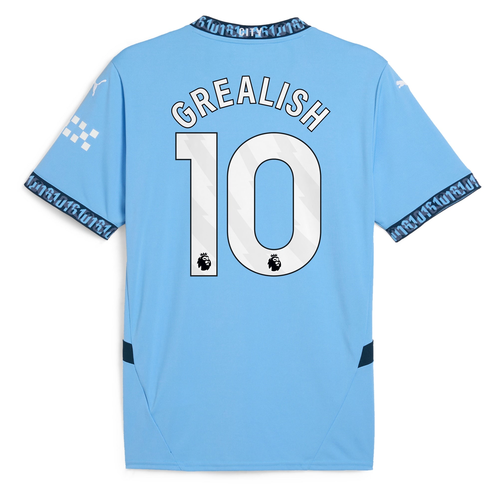 Jack Grealish Manchester City Puma 2024/25 Home Player Jersey - Light Blue