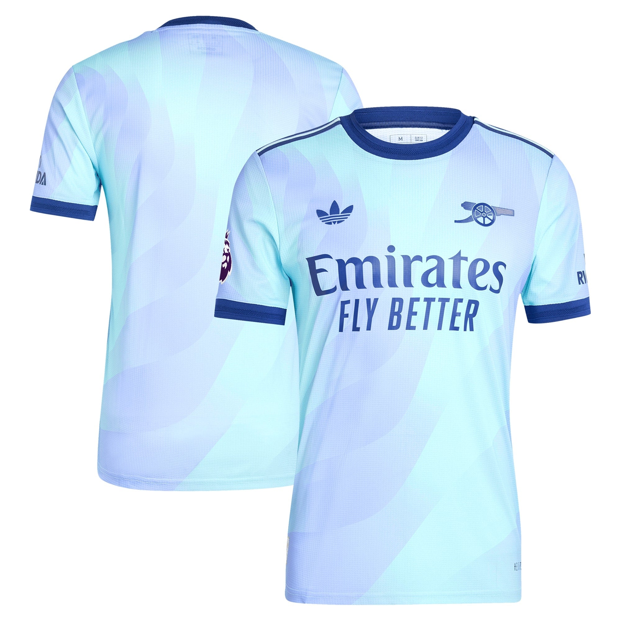 Arsenal adidas Originals 2024/25 Third Jersey - Aqua