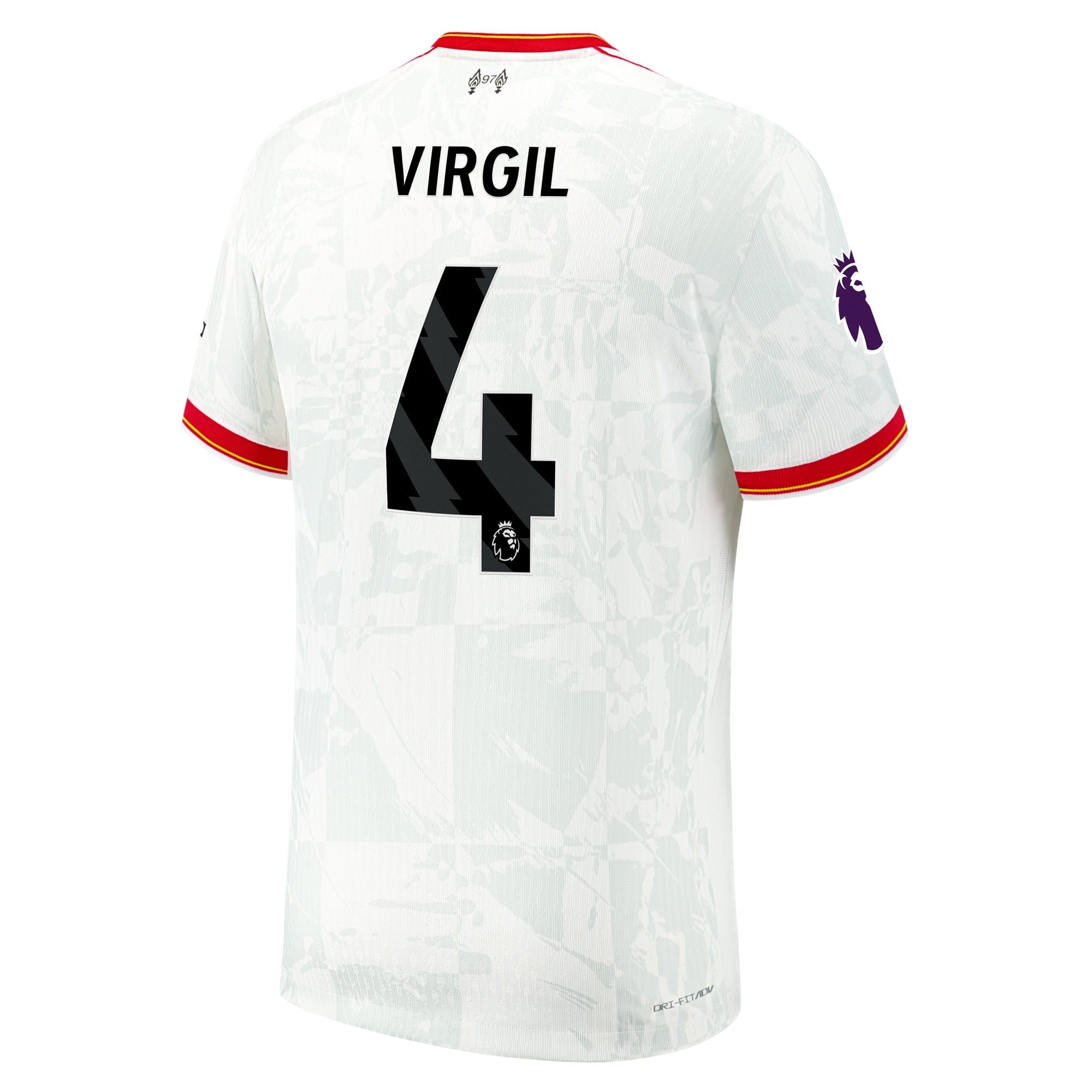 Virgil van Dijk Liverpool Nike 2024/25 Third Jersey - White
