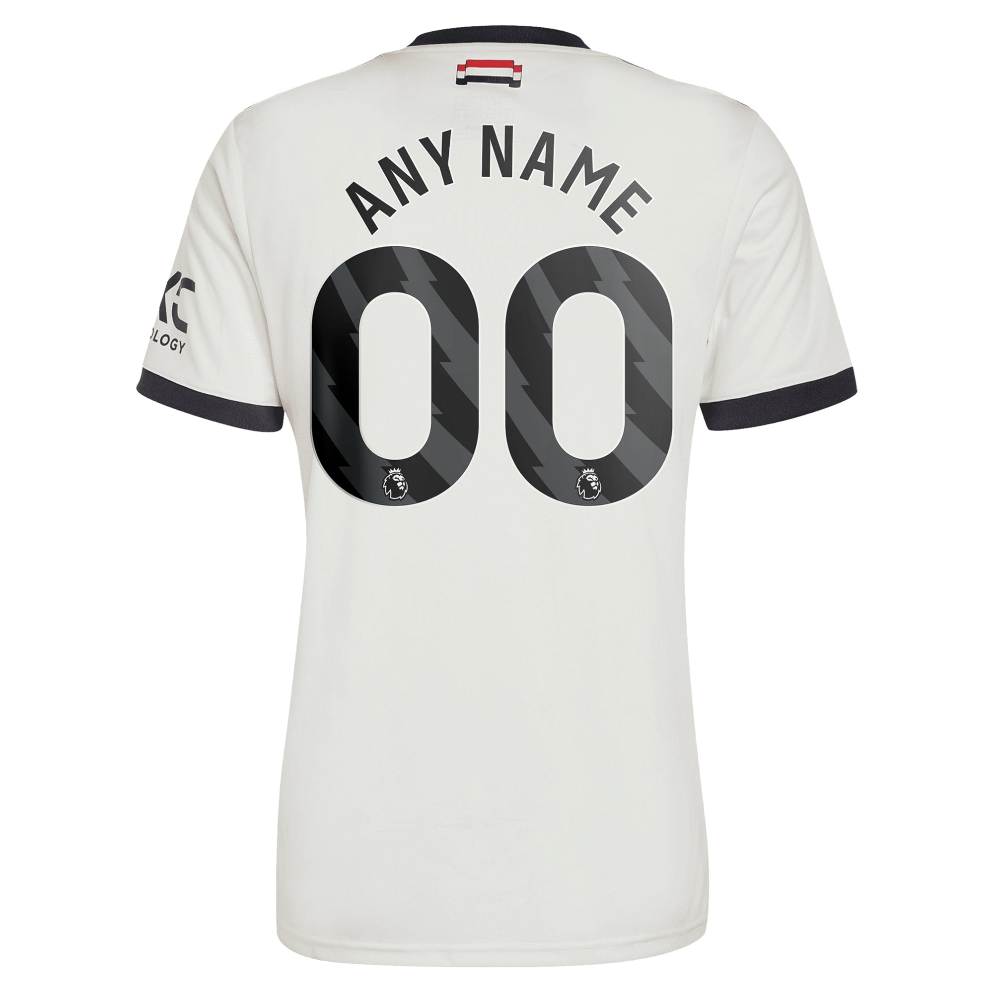 Manchester United adidas Originals 2024/25 Third Custom Jersey - Cream
