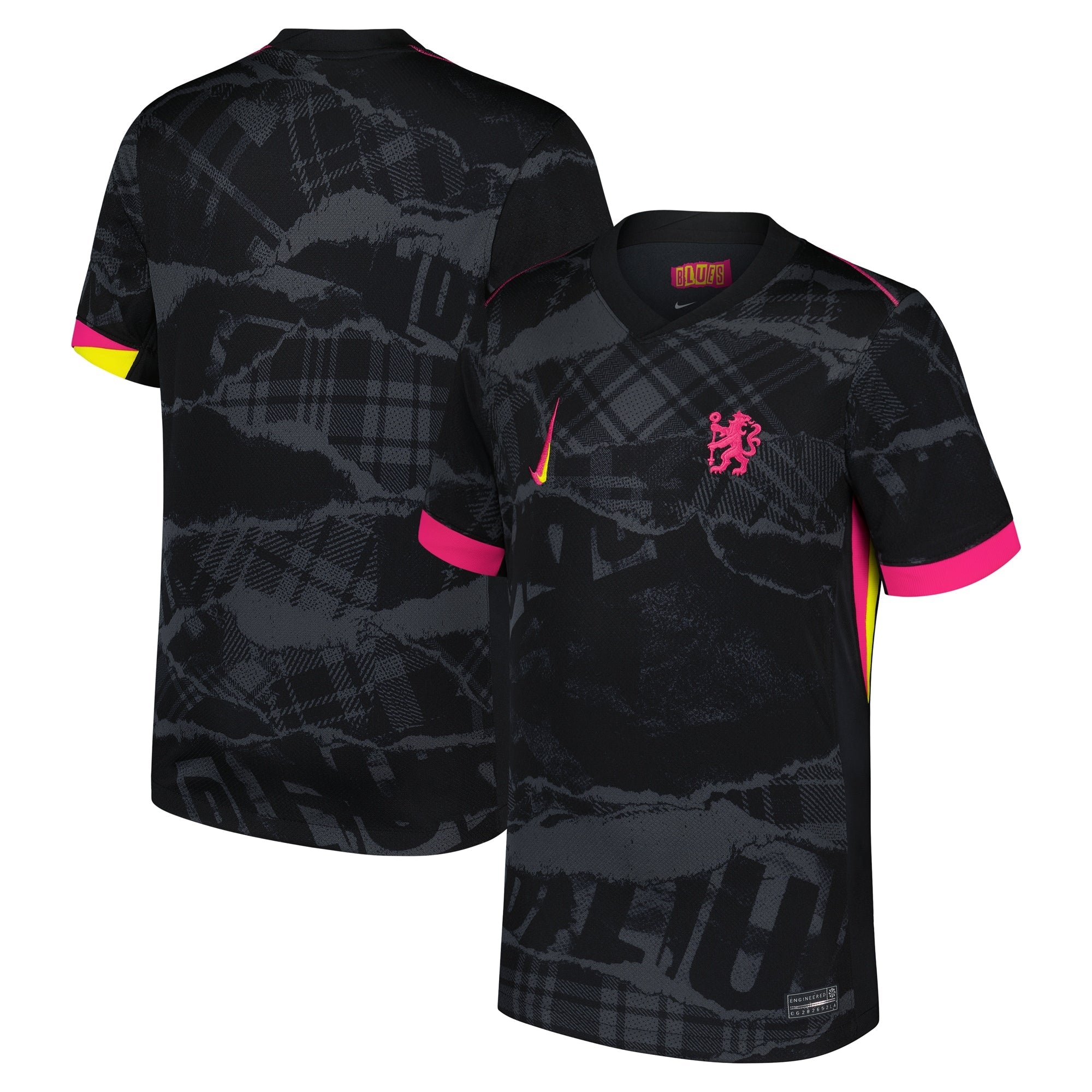 Chelsea Nike 2024/25 Third Custom Jersey - Anthracite