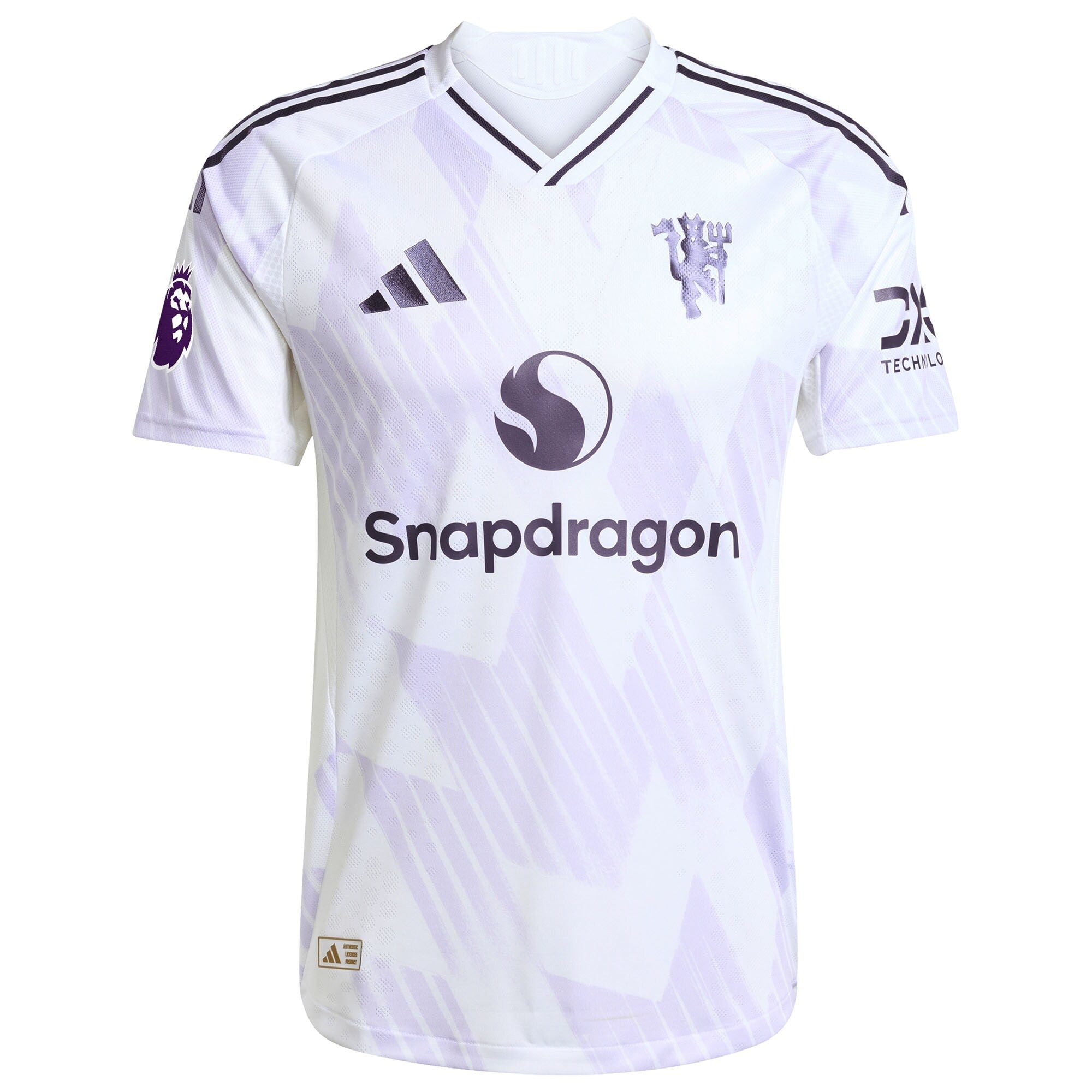 Alejandro Garnacho Manchester United 2025/26 Away Player Shirt - White