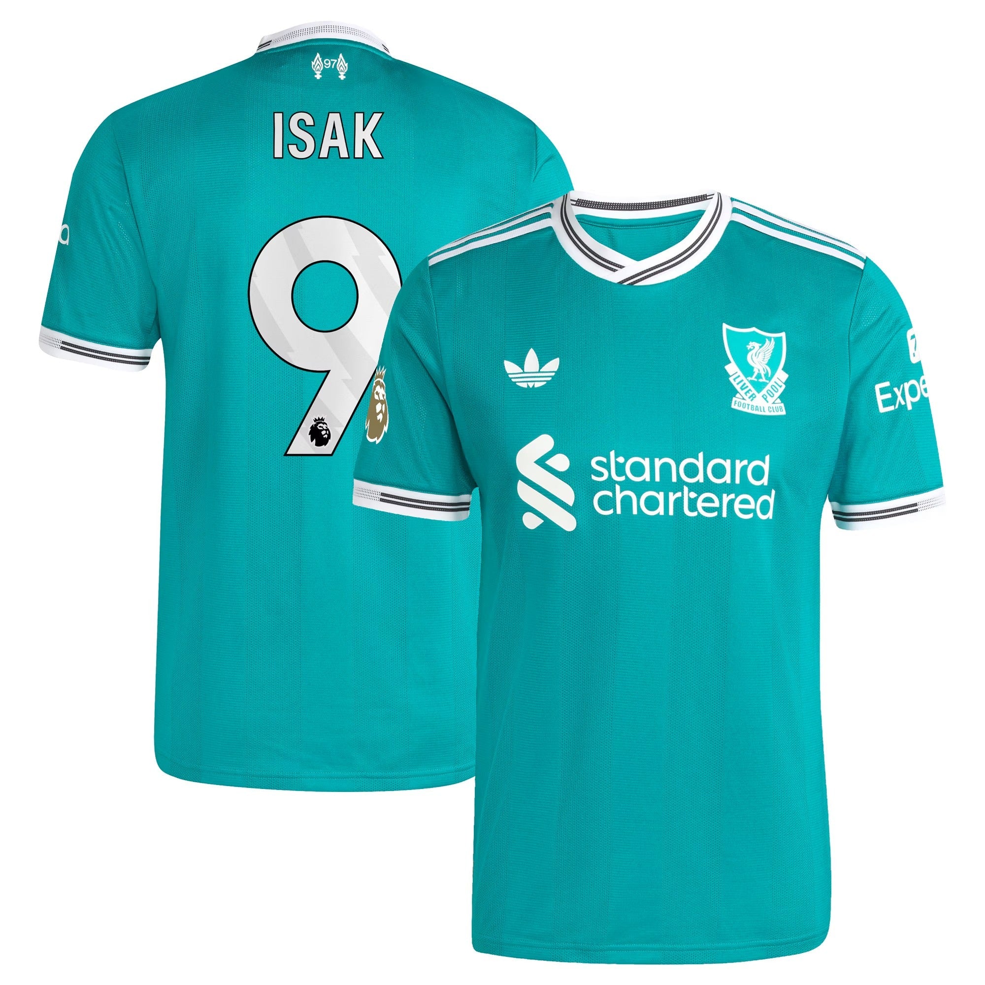 Alexander Isak Liverpool 2025/26 Third Player Shirt - Green