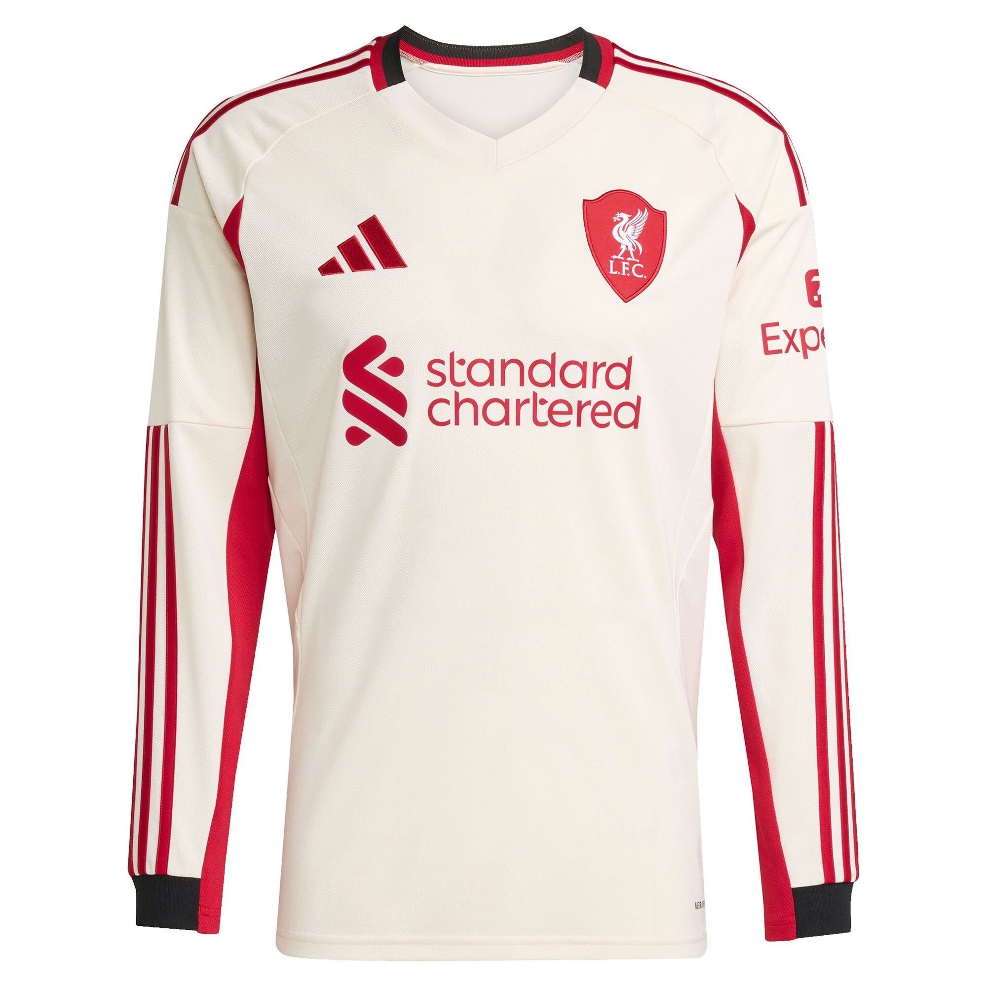 Alexis Mac Allister Liverpool 2025/26 Away Long Sleeve Player Shirt - White