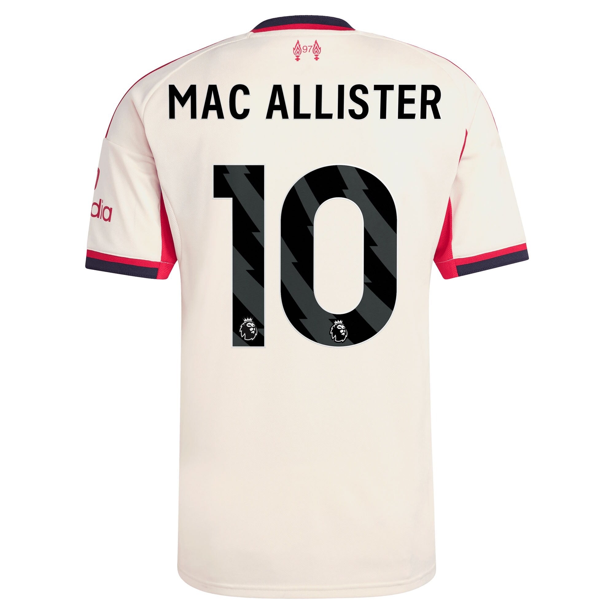 Alexis Mac Allister Liverpool 2025/26 Away Player Shirt - White