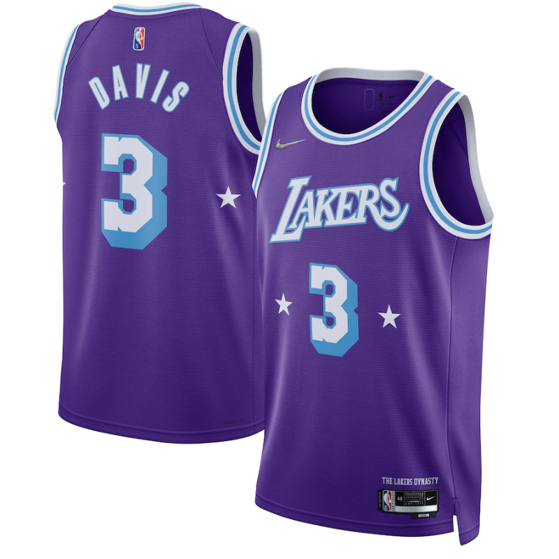 Anthony Davis Los Angeles Lakers 2022 Jersey - Purple - Jersey Teams World
