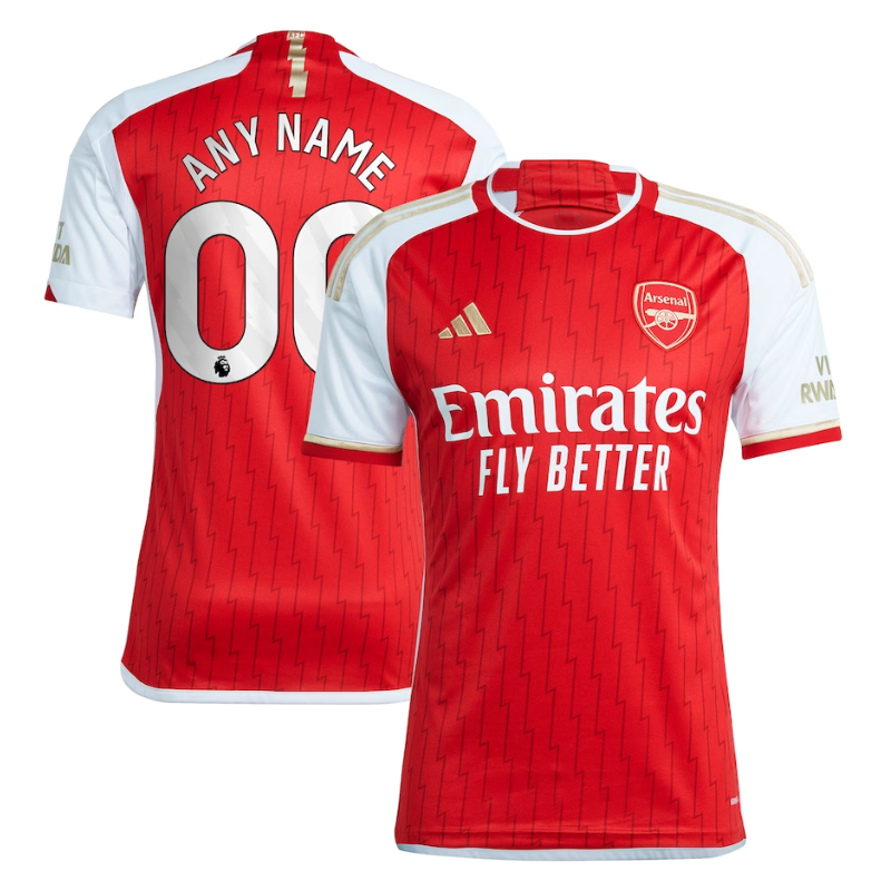 Arsenal 2023/24 Home Custom Jersey - Red