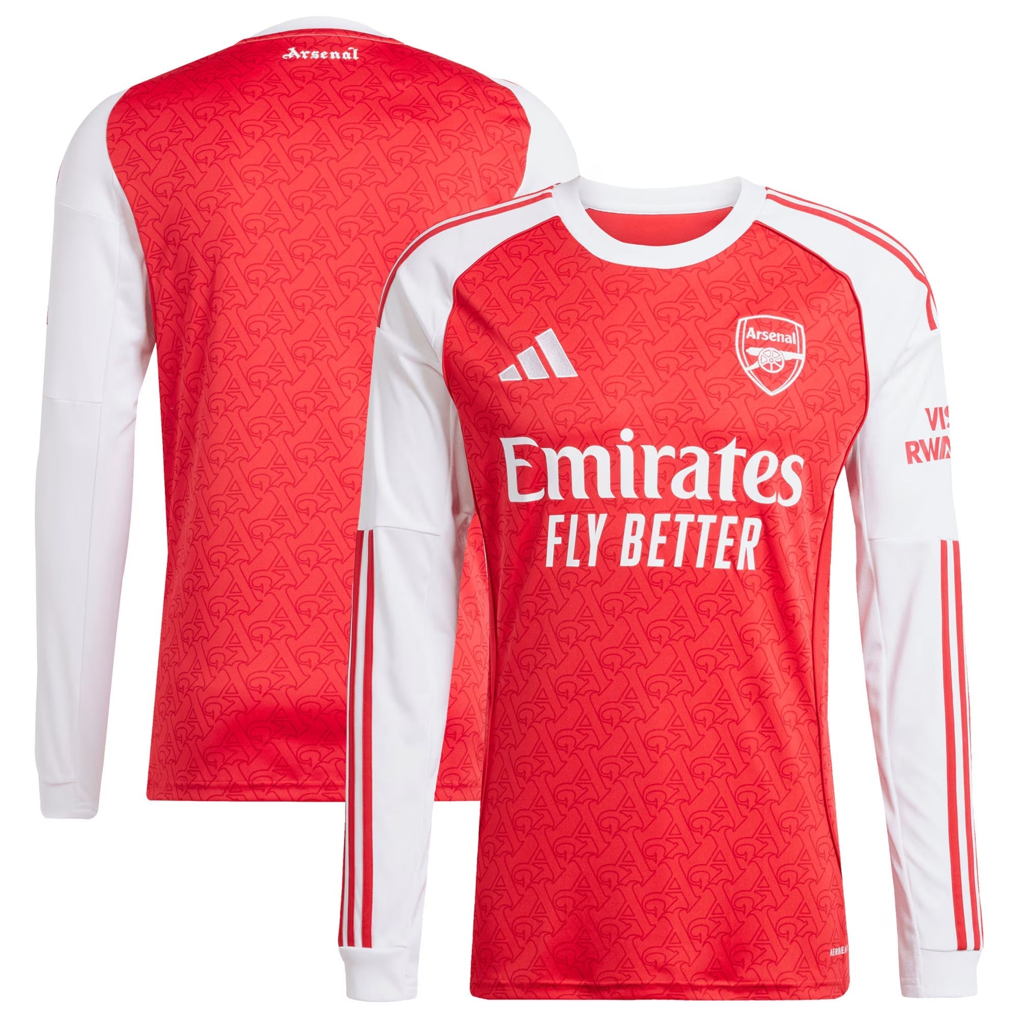Arsenal 2025/26 Home Long Sleeve Shirt - Red