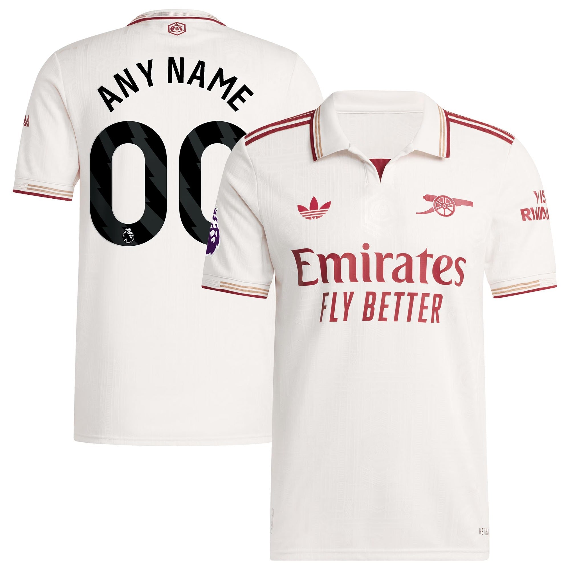 Arsenal 2025/26 Third Custom Shirt - White