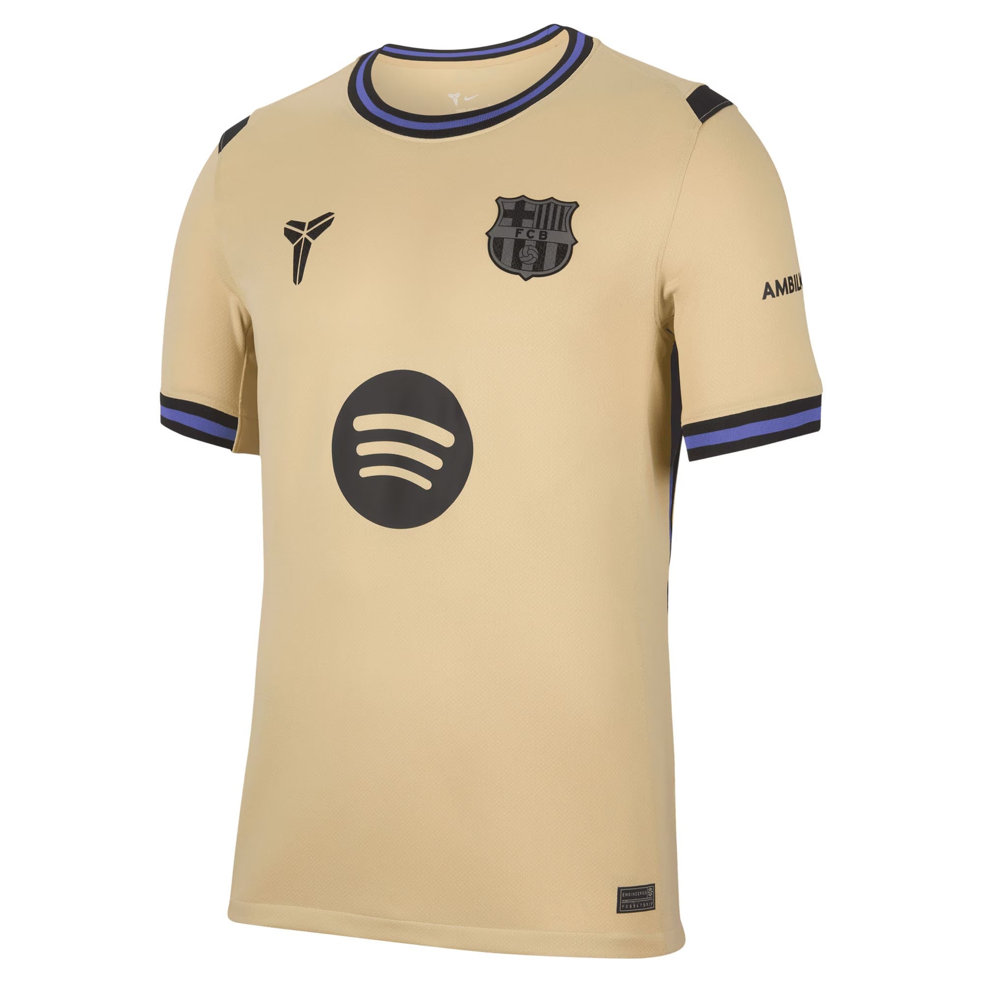 Barcelona 2025/26 Away Stadium Custom Shirt - Gold
