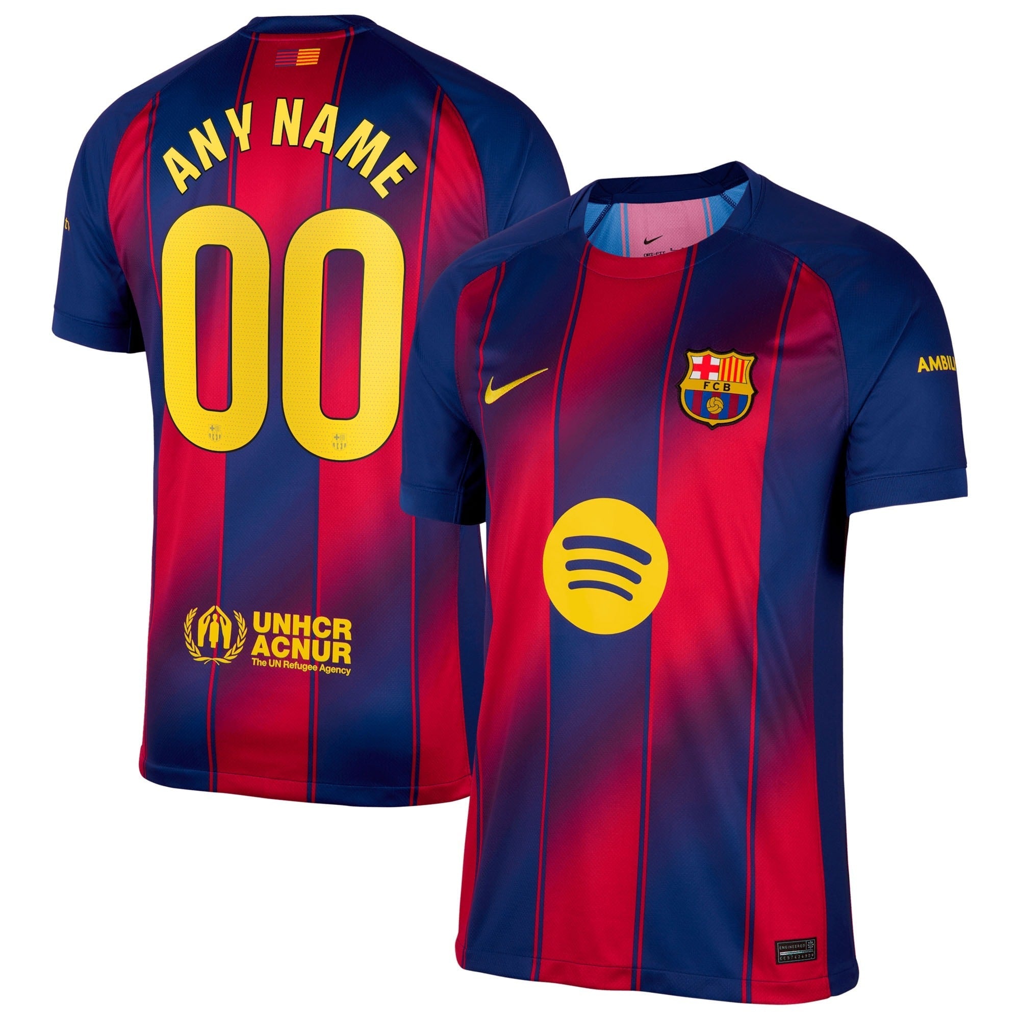 Barcelona 2025/26 Home Custom Shirt - Navy