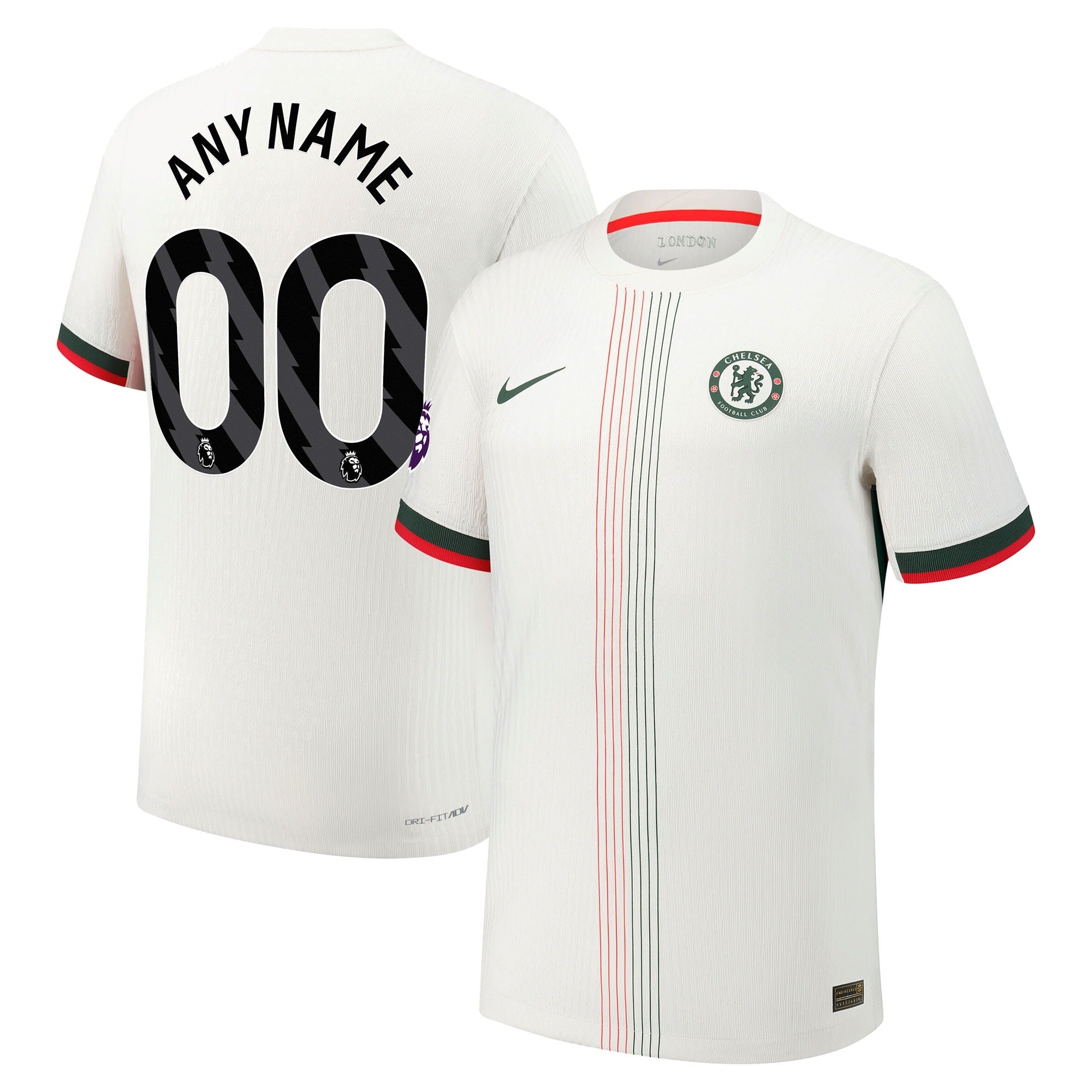 Chelsea 2025/26 Away Custom Shirt - Cream