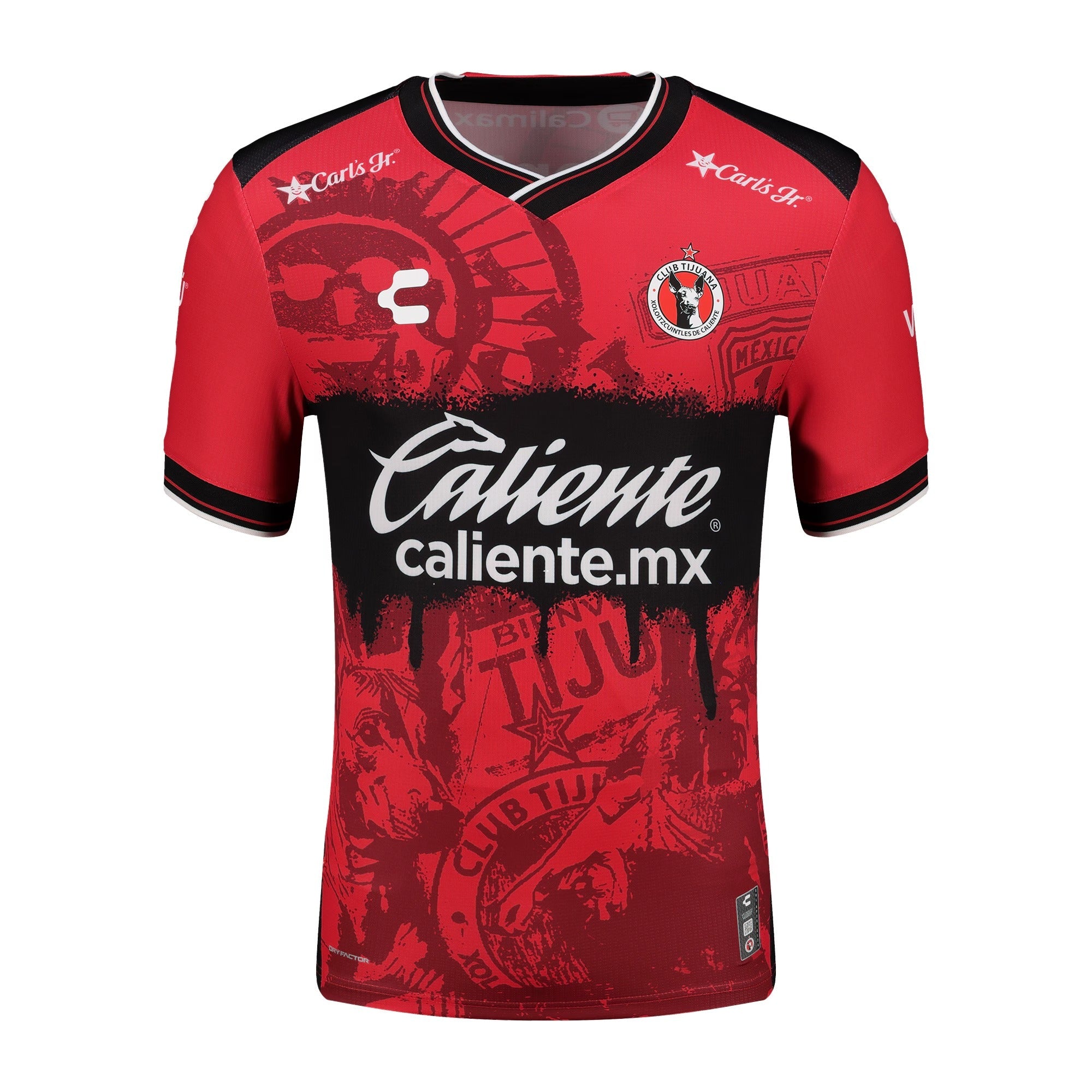 Club Tijuana Charly 2025/26 Home Authentic Shirt - Red
