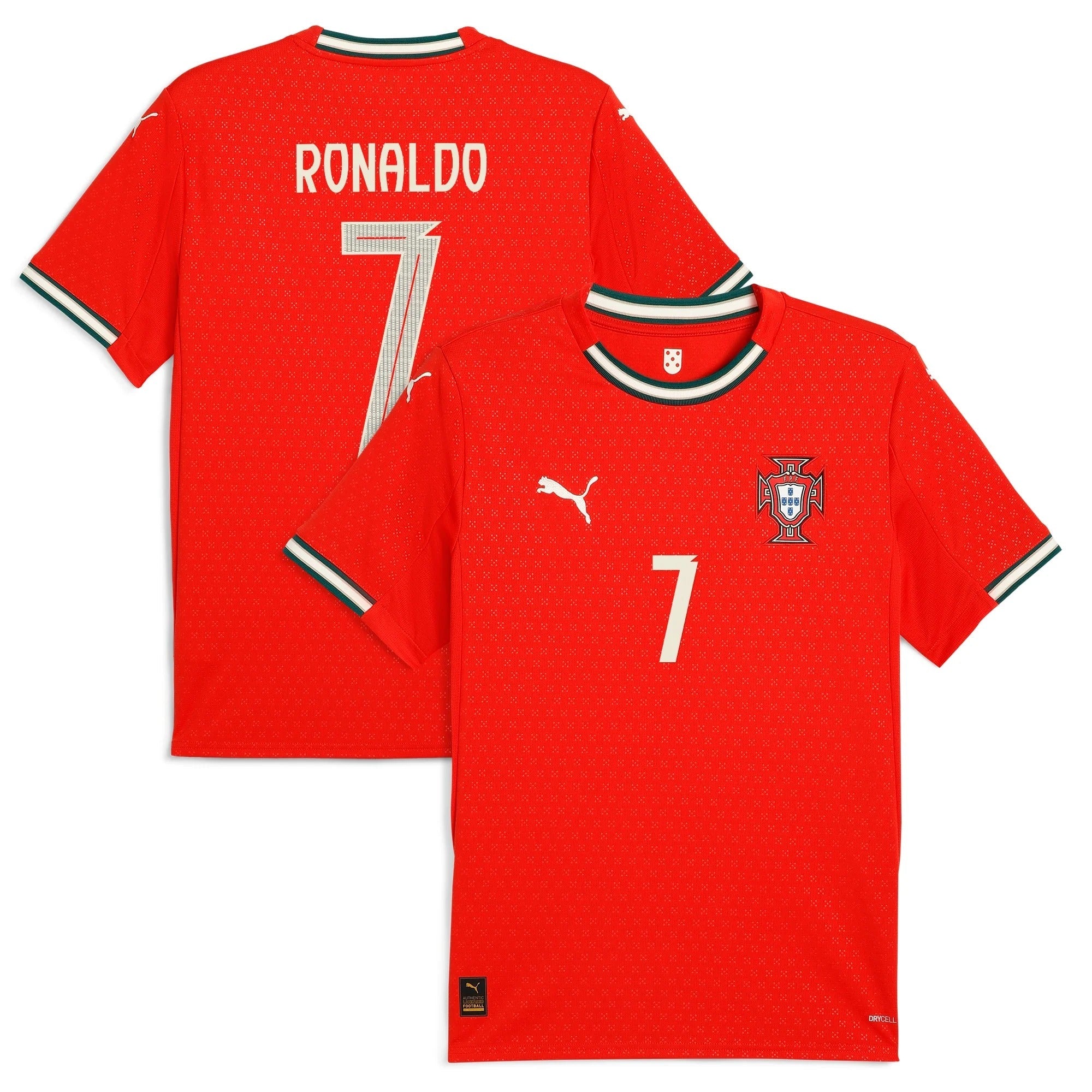 Cristiano Ronaldo 7 Portugal 2025/26 Home Jersey - Red