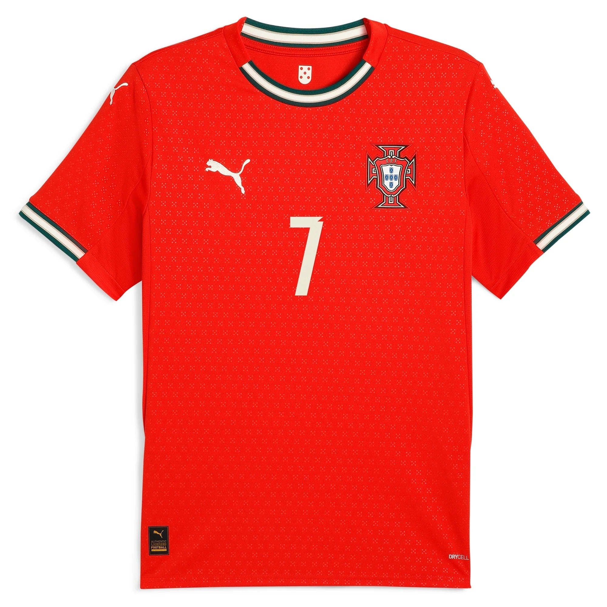 Cristiano Ronaldo 7 Portugal 2025/26 Home Jersey - Red