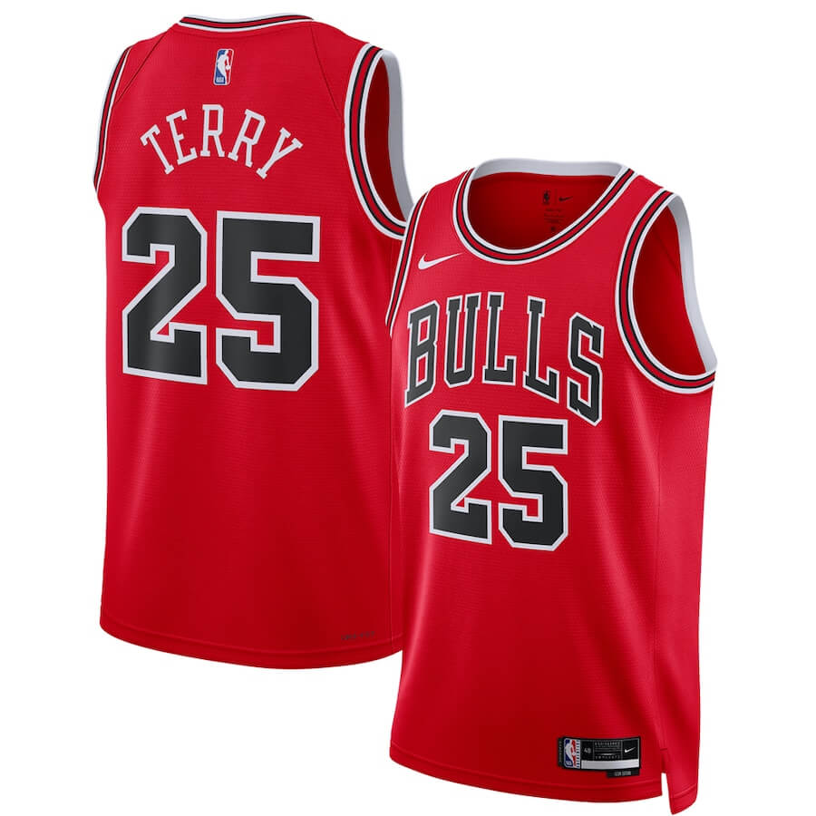 Dalen Terry Chicago Bulls Team Unisex 2022 Swingman Jersey - Icon Edition - Red - Jersey Teams World