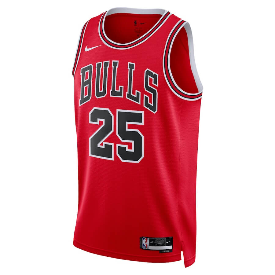 Dalen Terry Chicago Bulls Team Unisex 2022 Swingman Jersey - Icon Edition - Red - Jersey Teams World