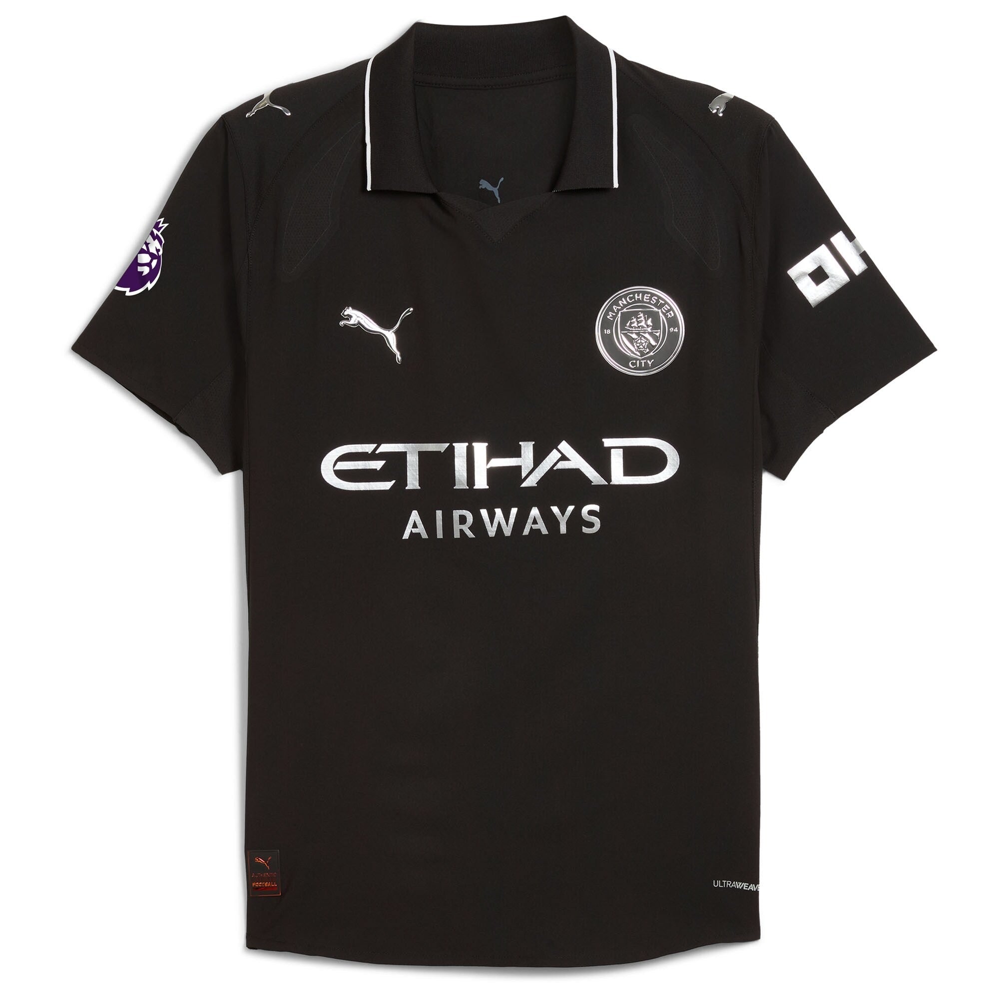 Erling Haaland Manchester City 2025/26 Away Player Shirt - Black