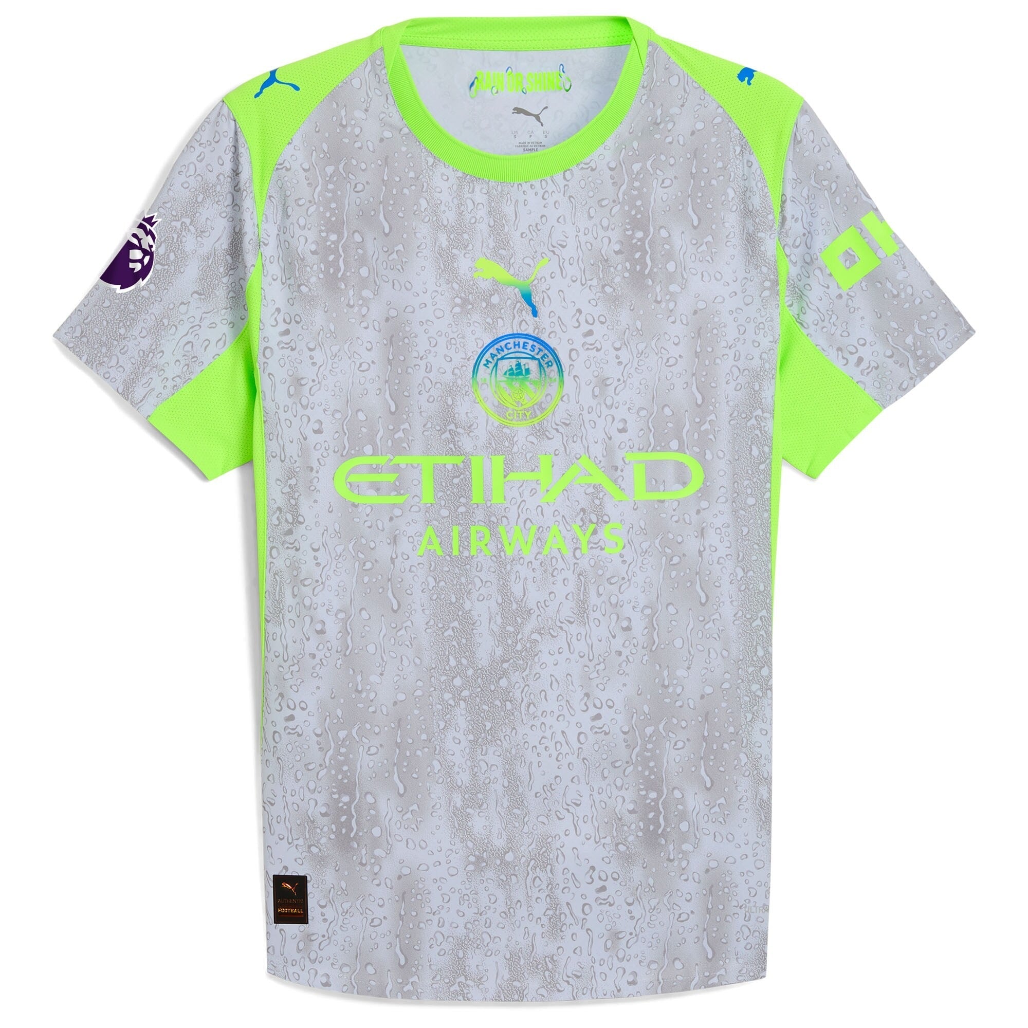 Foden 47 Manchester City 2025/26 Third Shirt - Green/Neon Green