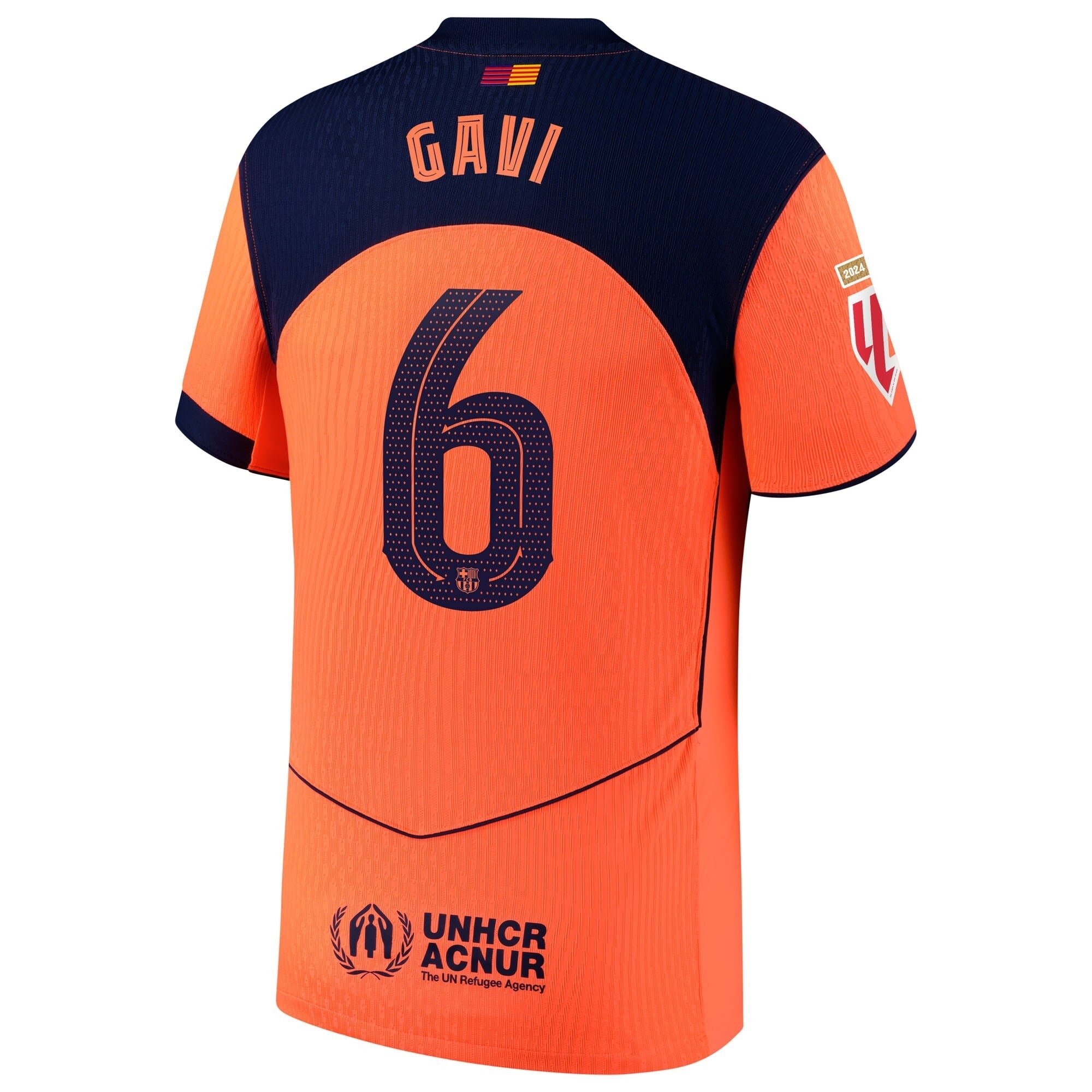 Gavi Barcelona 2025/26 Third Player Shirt - Orange