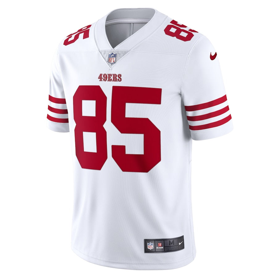 George Kittle Scarlet San Francisco 49ers Vapor Limited jersey Unisex Pro Official - White - Jersey Teams World