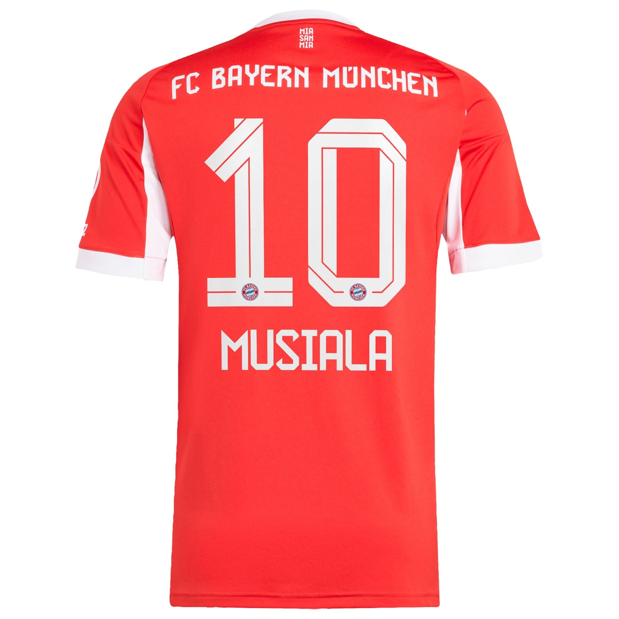 Jamal Musiala Bayern Munich Home 2025/26 Player Shirt - Red