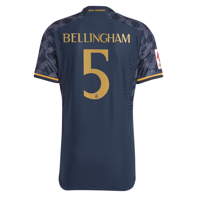Jude Bellingham Real Madrid Adidas 2023/24 Away Jersey - Navy