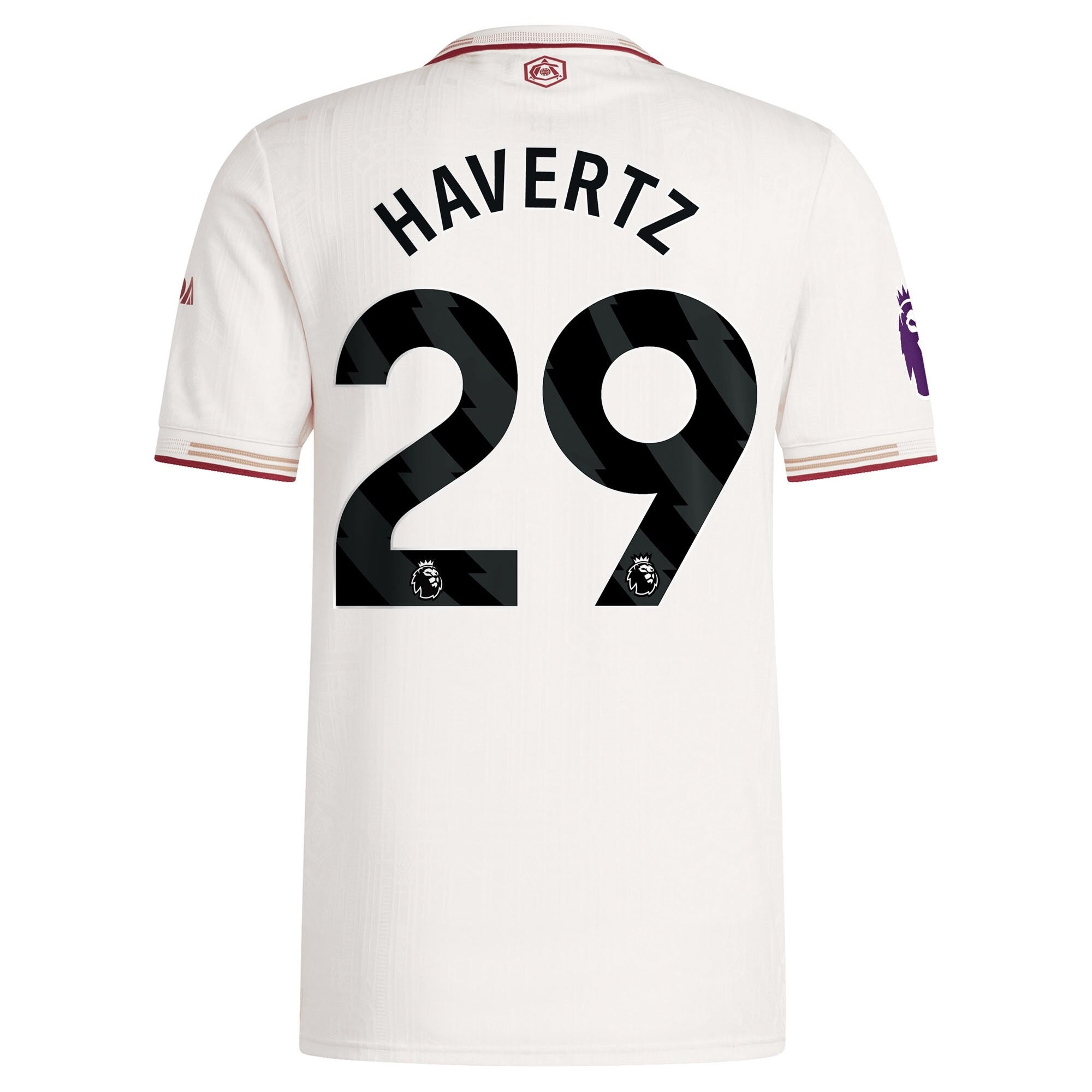 Kai Havertz Arsenal 2025/26 Third Player Shirt - White