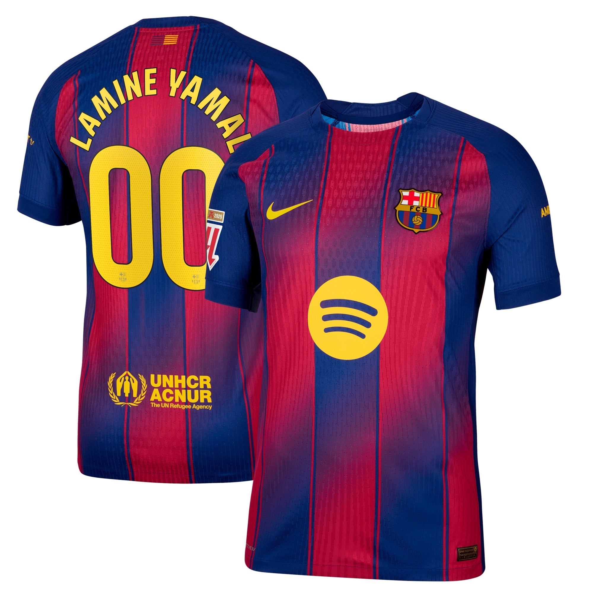 Lamine Yamal Barcelona 2025/26 Home Player Shirt - Blue