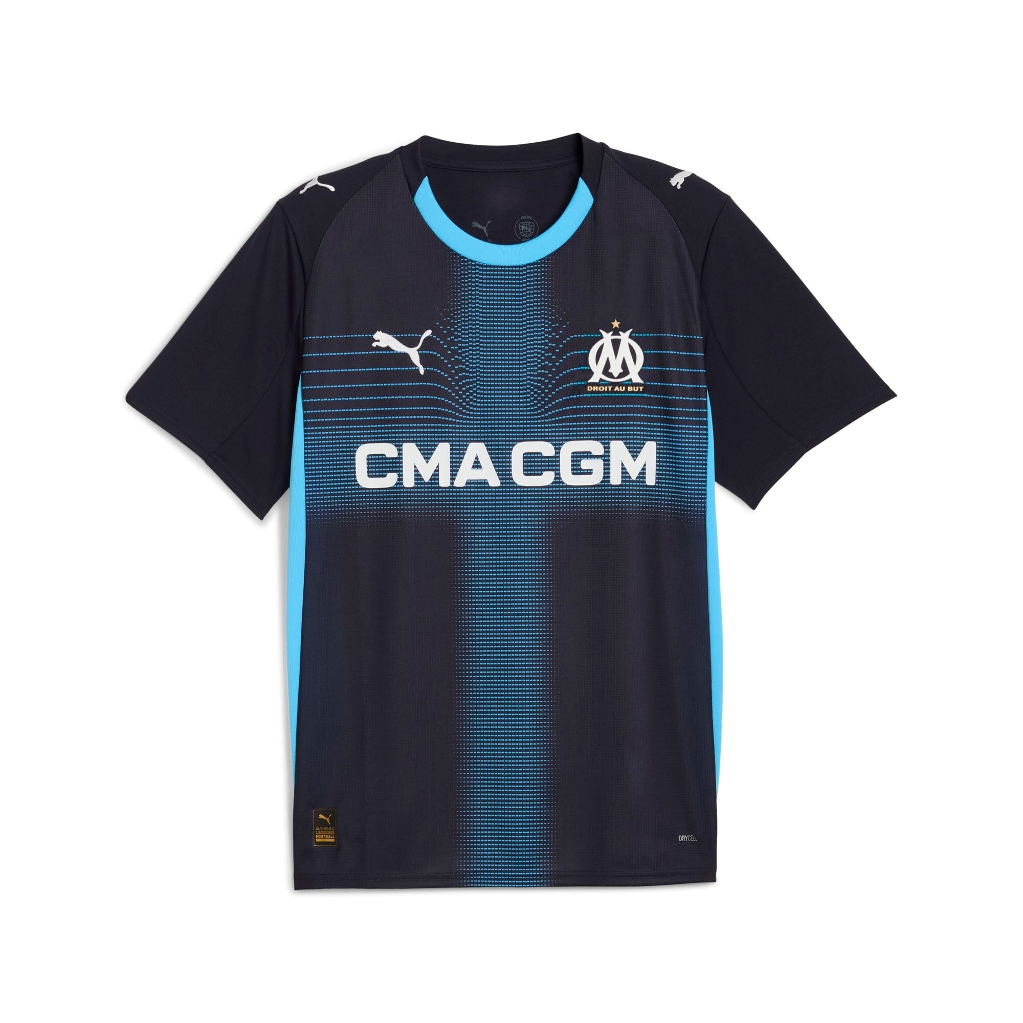 Olympique Marseille 2025/26 Custom Away Shirt - Navy