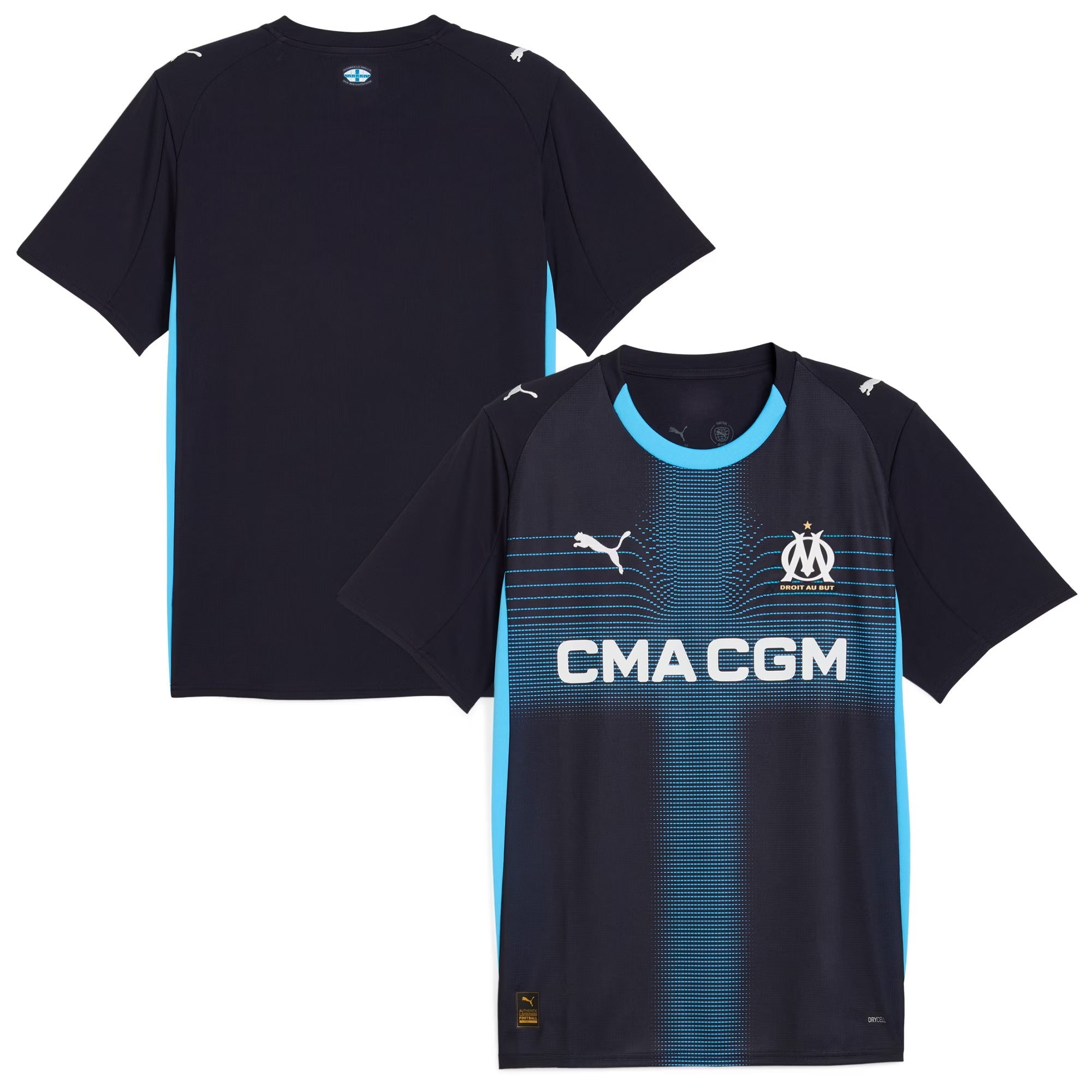 Olympique Marseille 2025/26 Custom Away Shirt - Navy