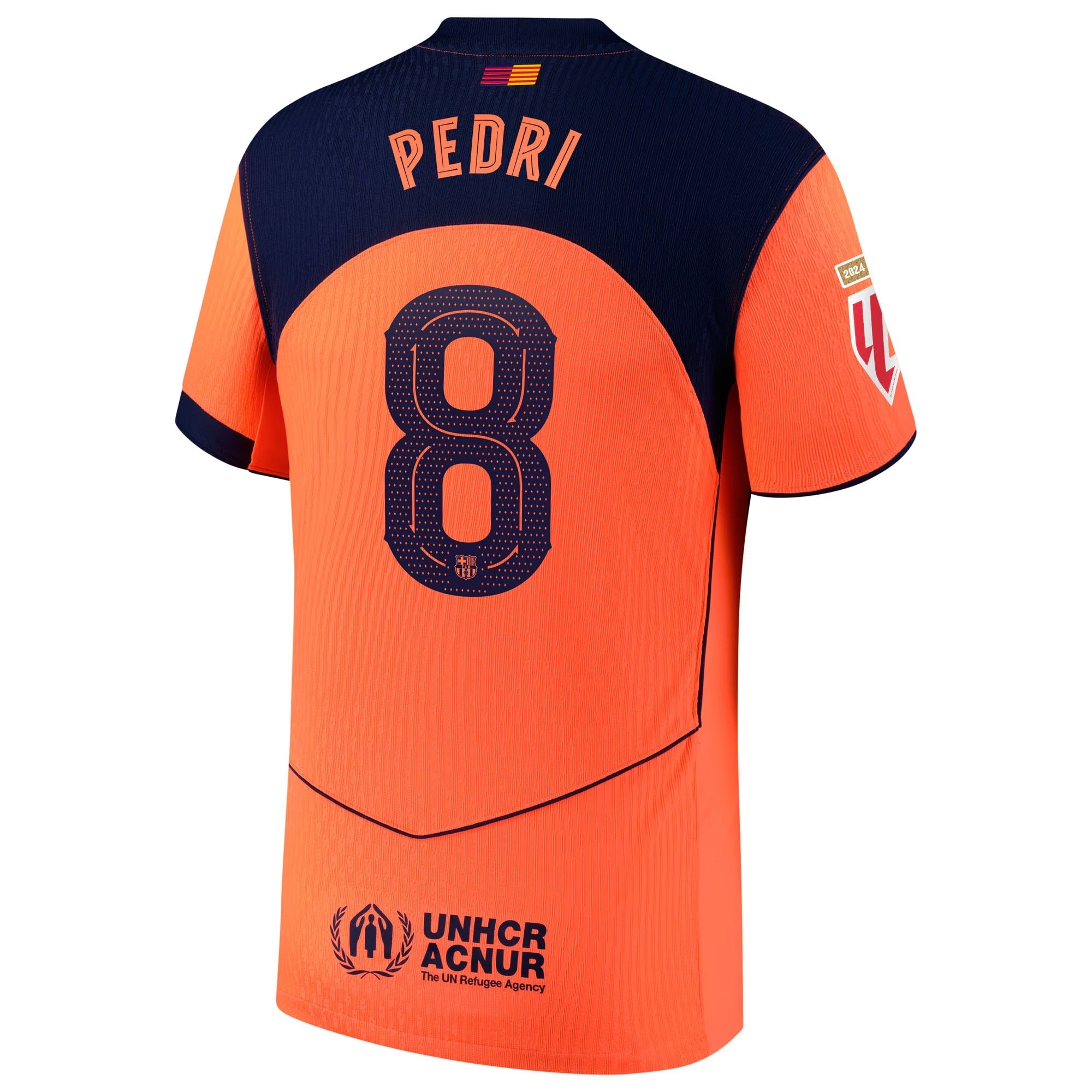 Pedri Barcelona 2025/26 Third Player Shirt - Orange