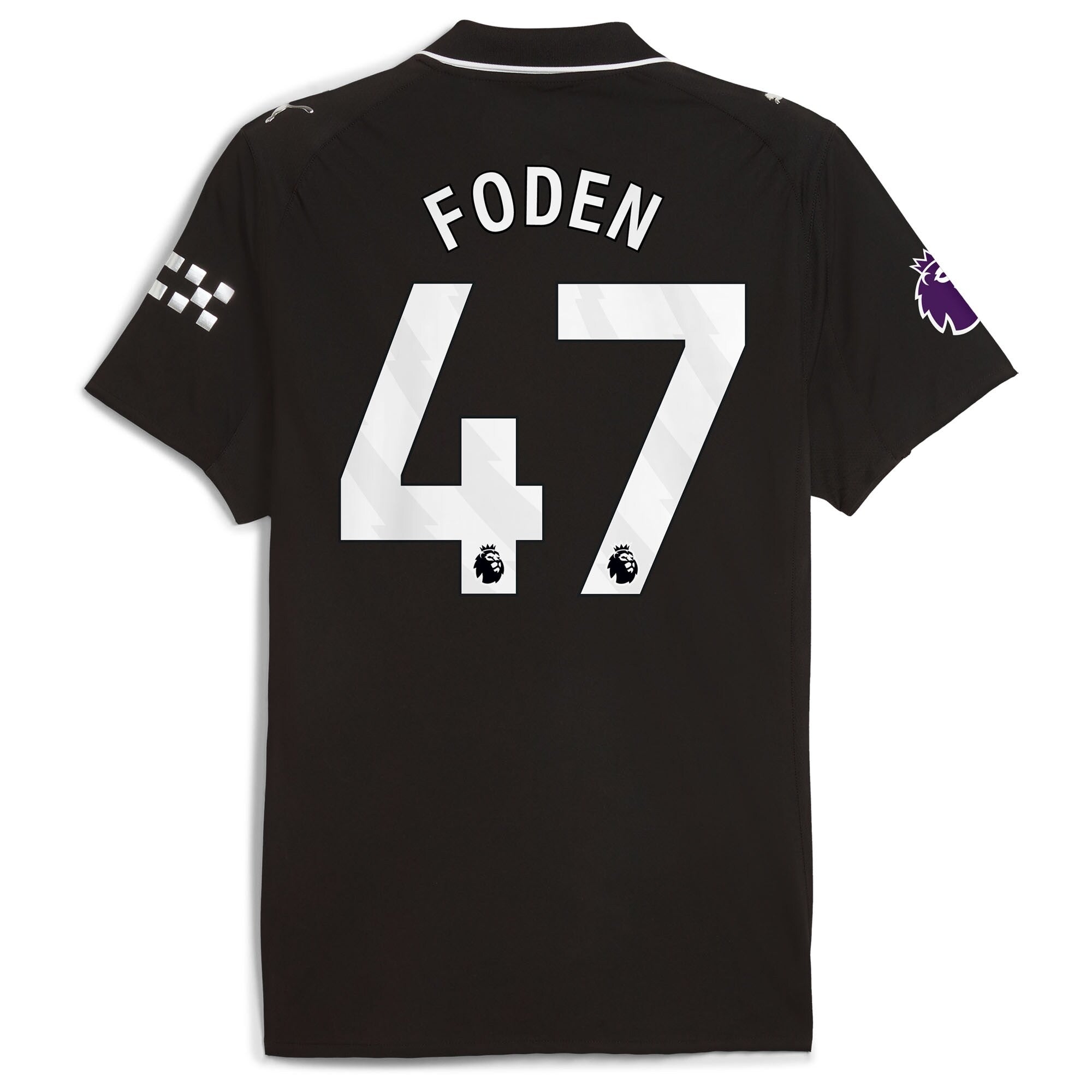 Phil Foden Manchester City 2025/26 Away Player Shirt - Black