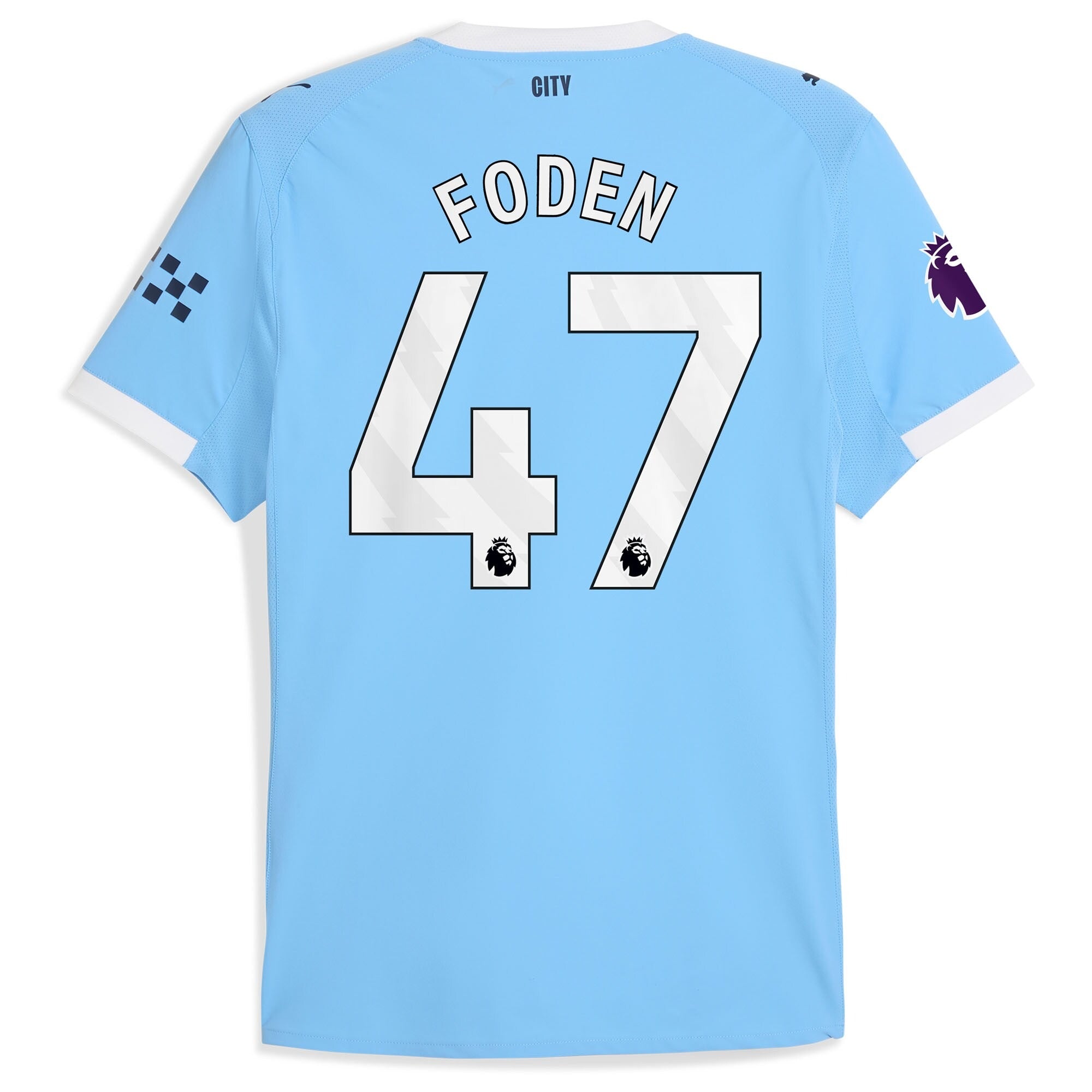 Phil Foden Manchester City 2025/26 Home Player Shirt - Sky Blue