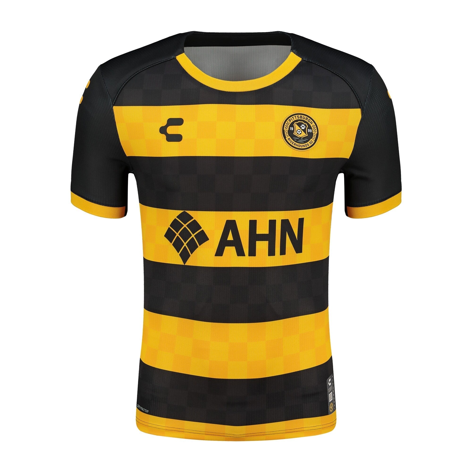 Pittsburgh Riverhounds SC Charly 2025 Home Authentic Shirt - Black