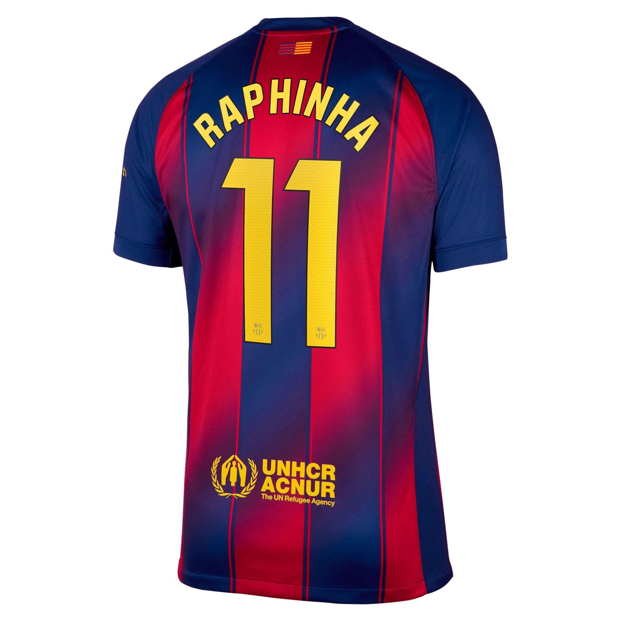 Raphinha Barcelona 2025/26 Home Shirt - Navy