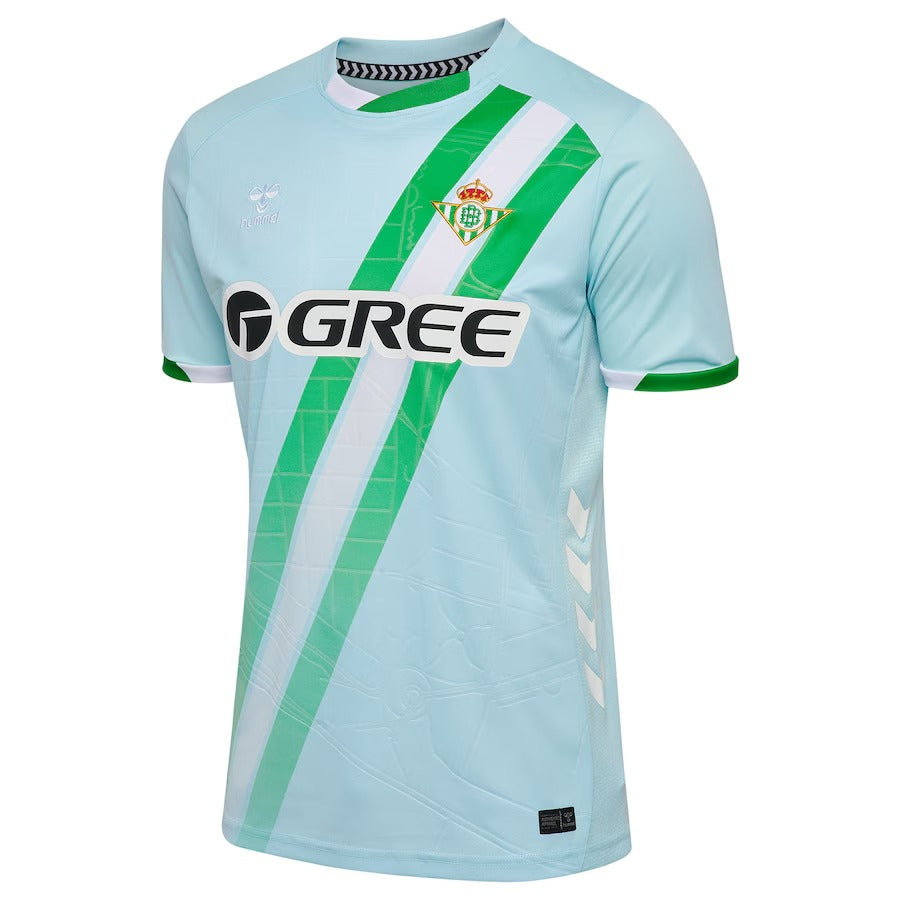 Real Betis Hummel Unisex Away 2025/26 Customized Shirt - Light Blue
