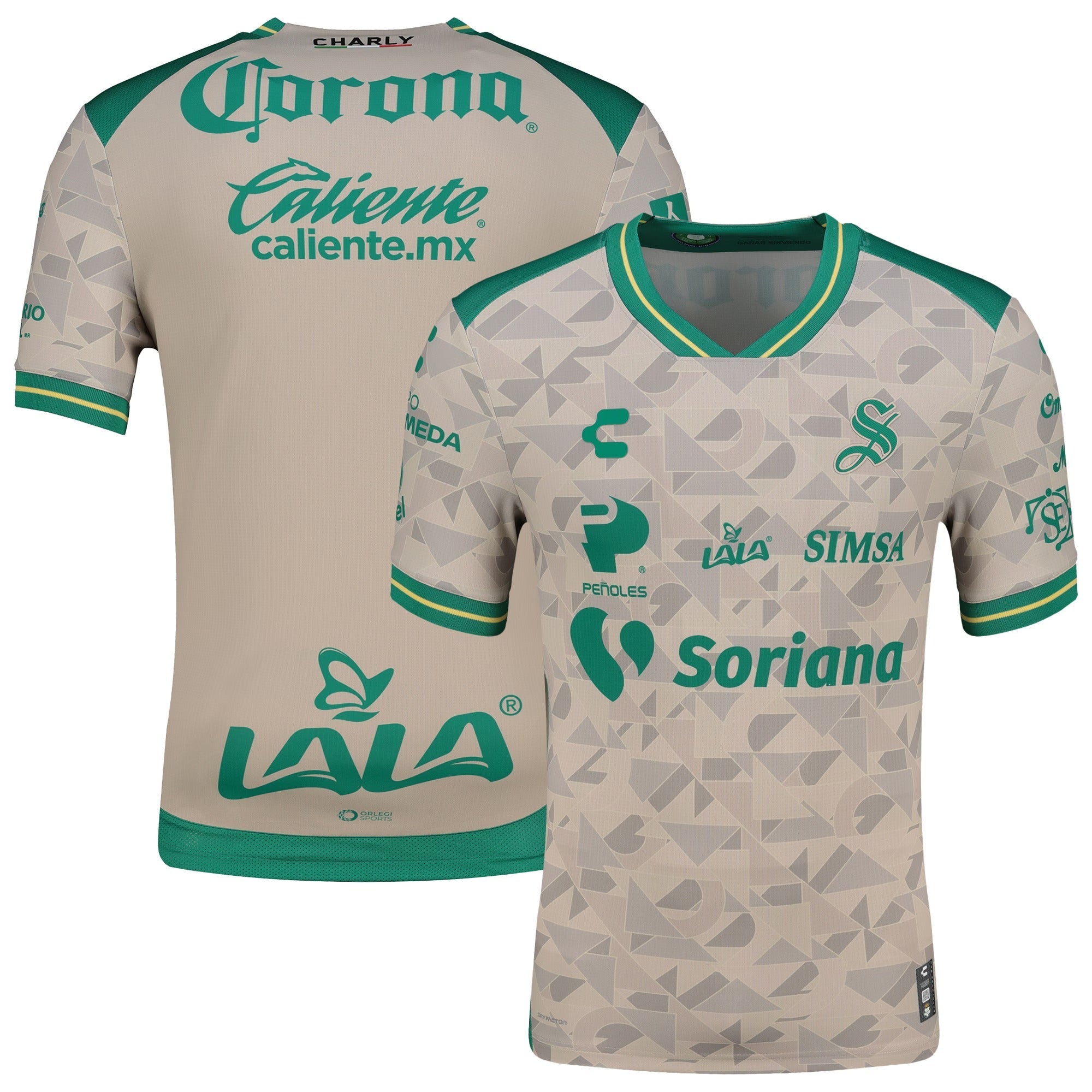 Santos Laguna Charly 2025/26 Away Authentic Shirt - Tan