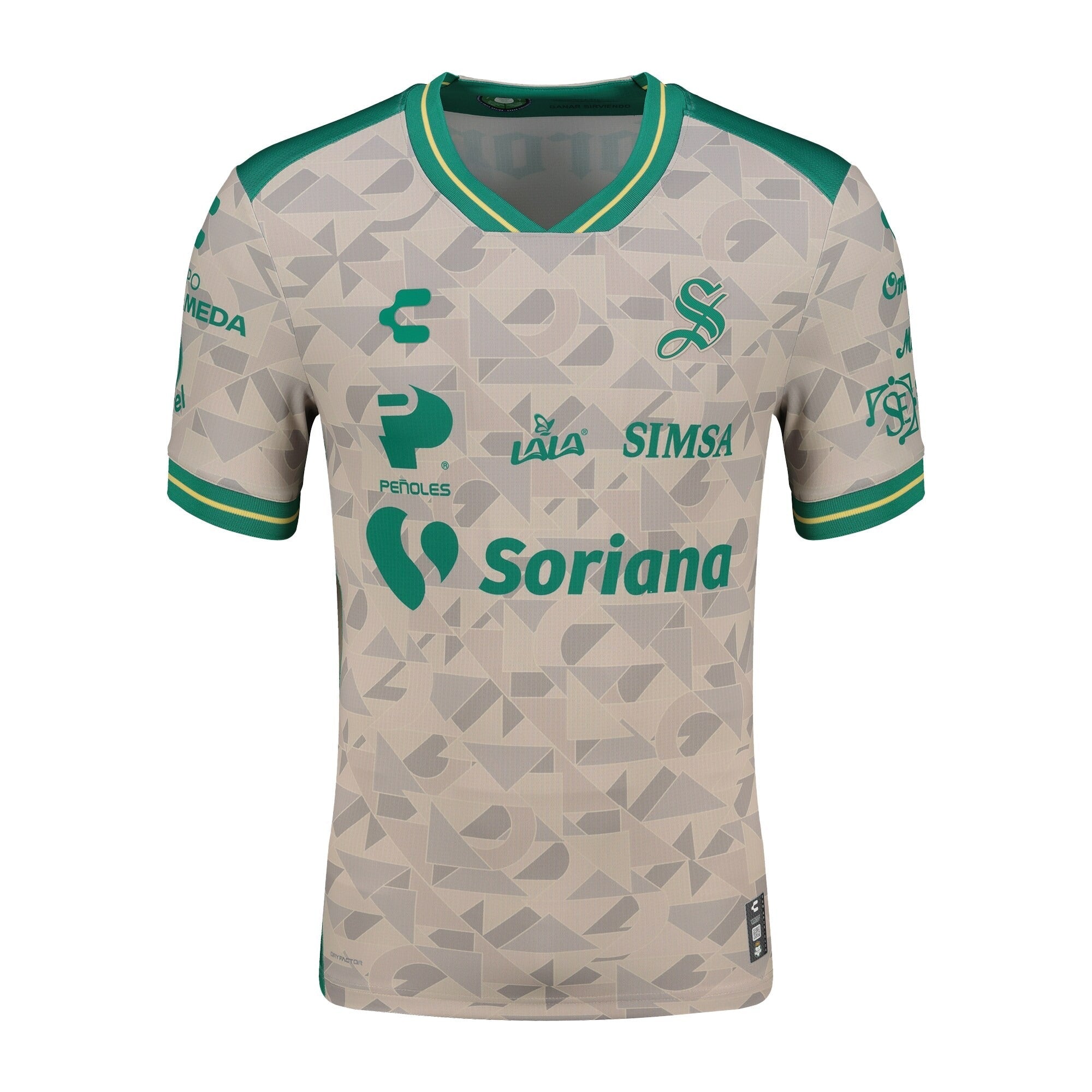 Santos Laguna Charly 2025/26 Away Authentic Shirt - Tan