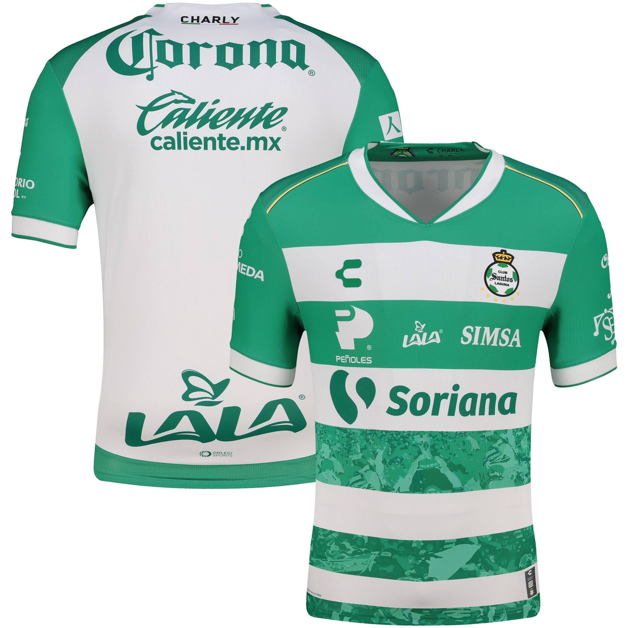 Santos Laguna Charly 2025/26 Home Authentic Shirt - Green