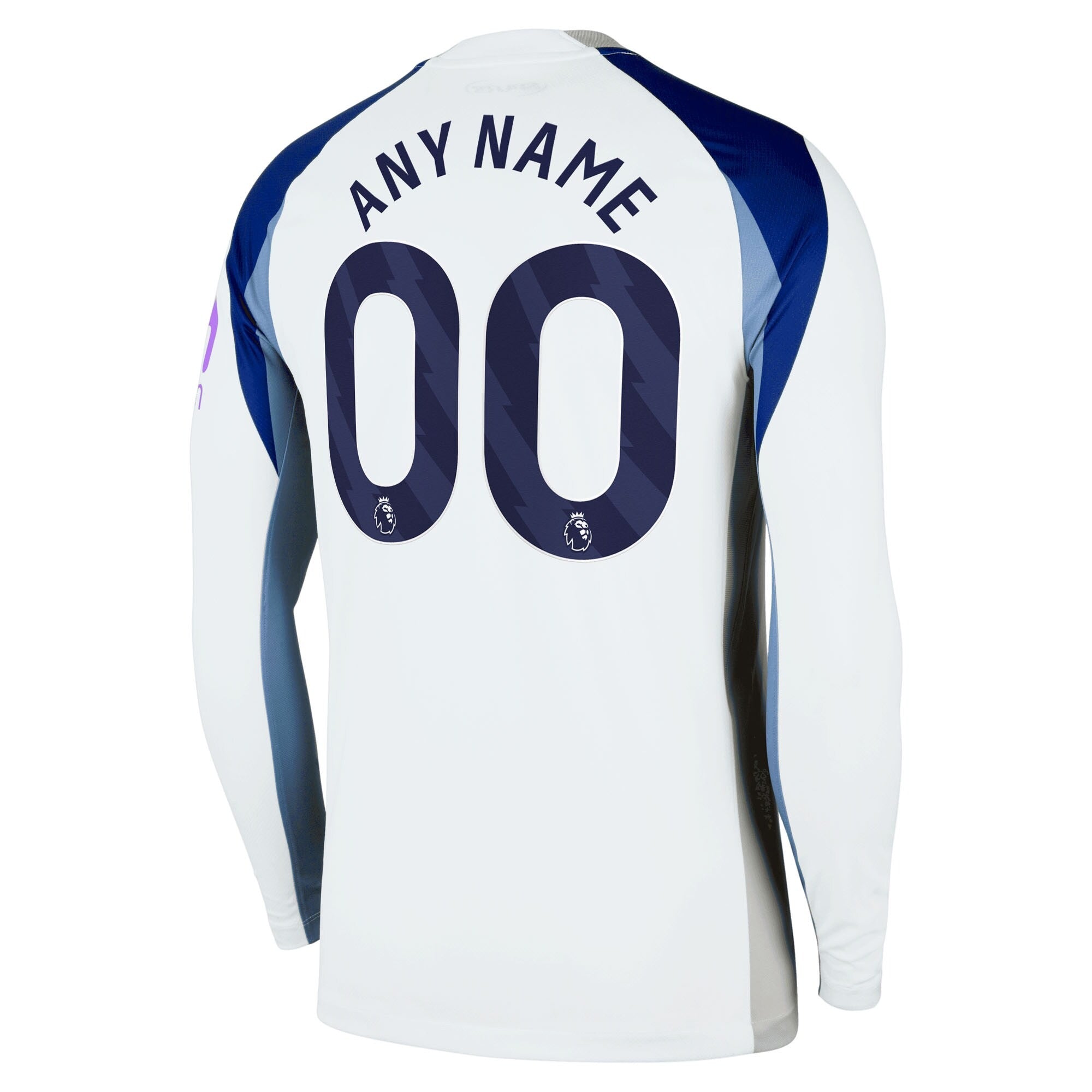 Tottenham Hotspur 2025/26 Home Long Sleeve Custom Shirt - White