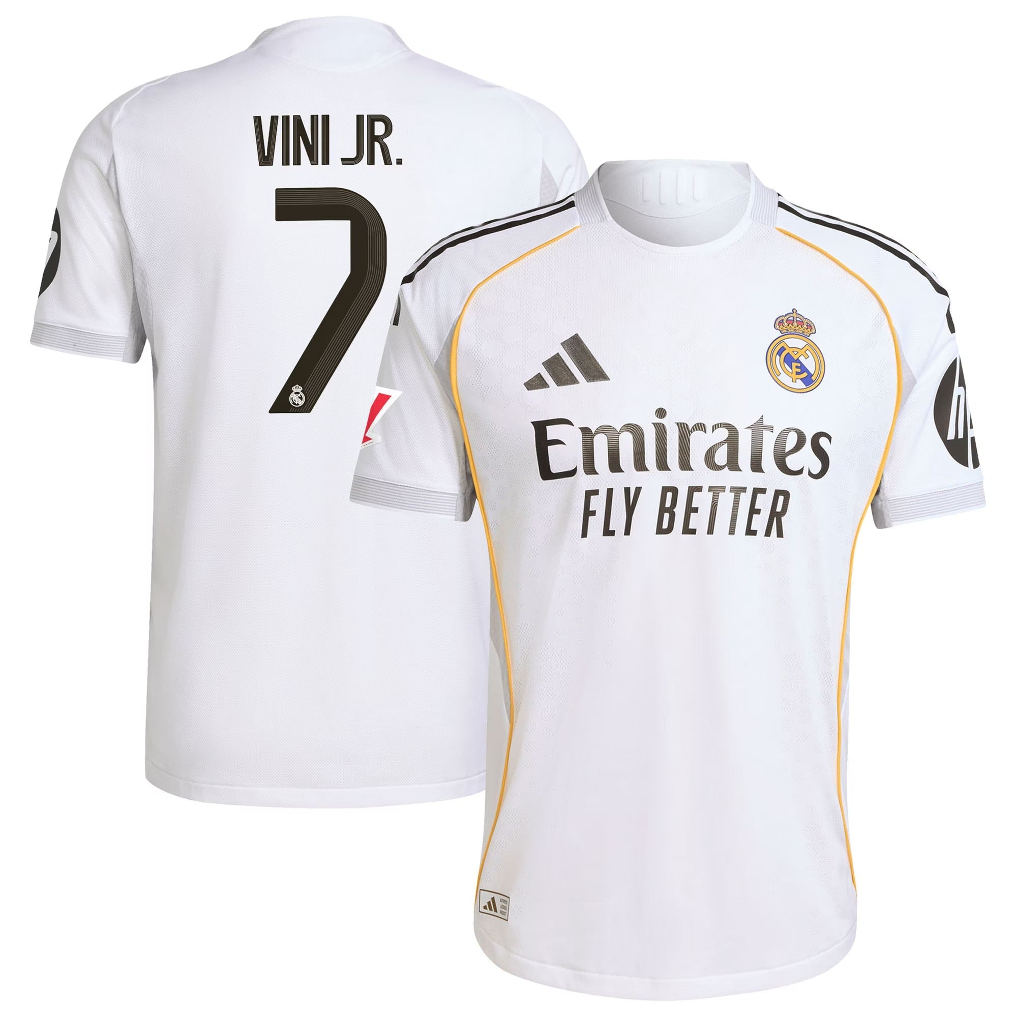 Vini Jr. Real Madrid 2025/26 Home Shirt - White