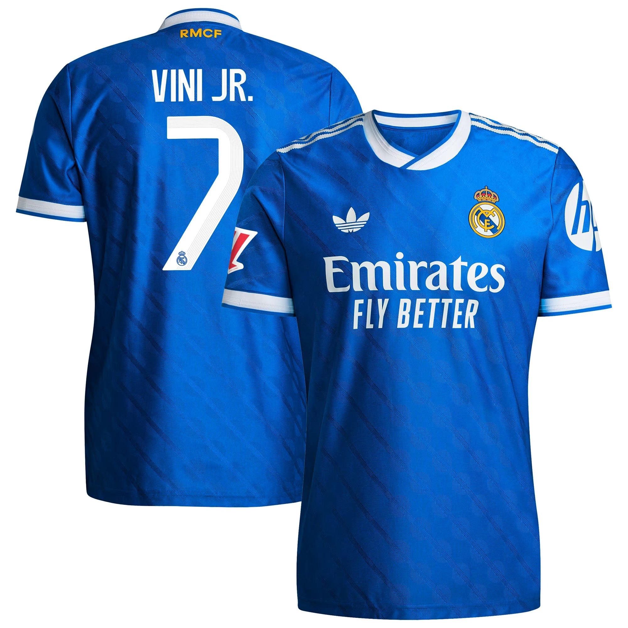 Vinicius Junior Real Madrid 2025/26 Third Player Shirt - Blue