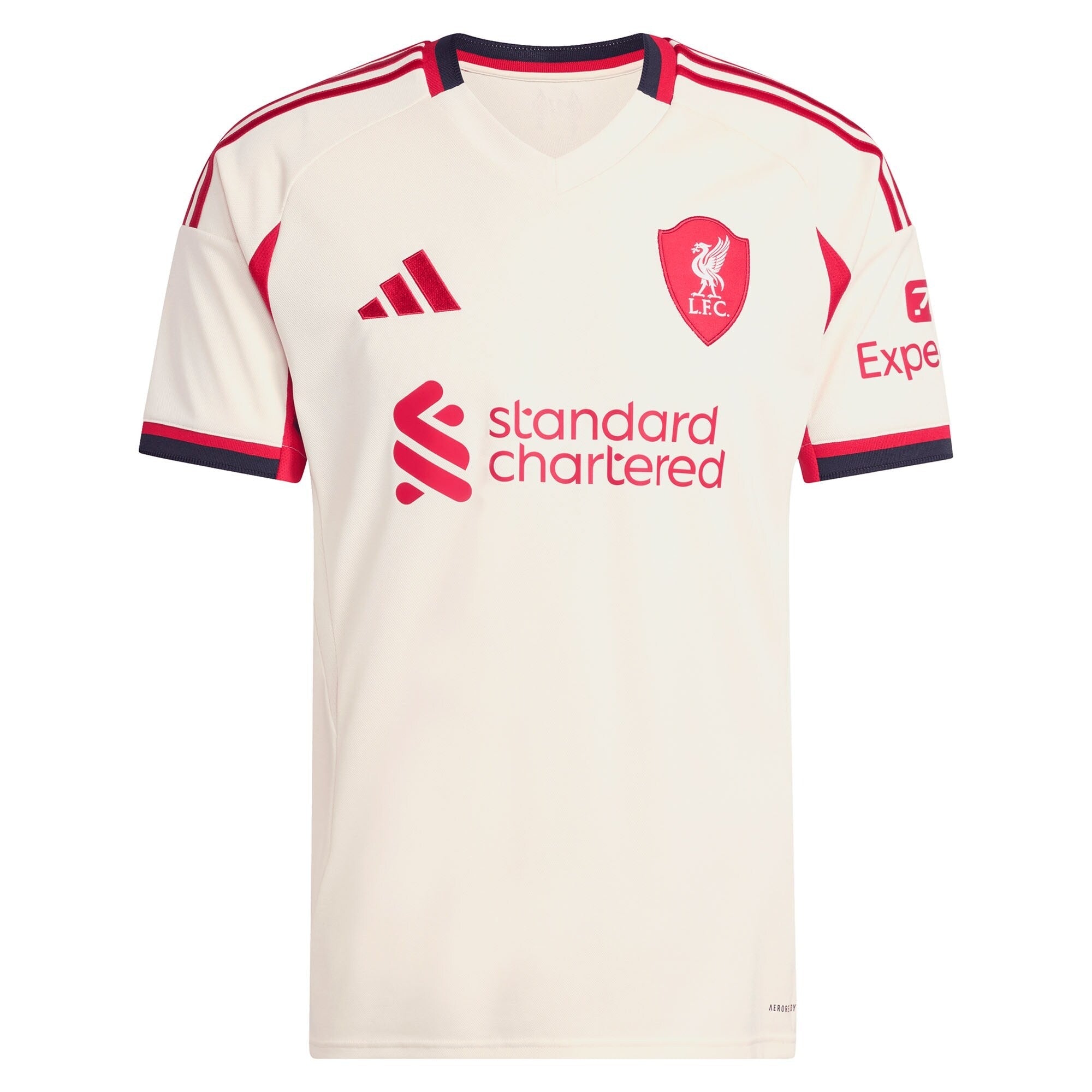 Virgil van Dijk Liverpool 2025/26 Away Player Shirt - White