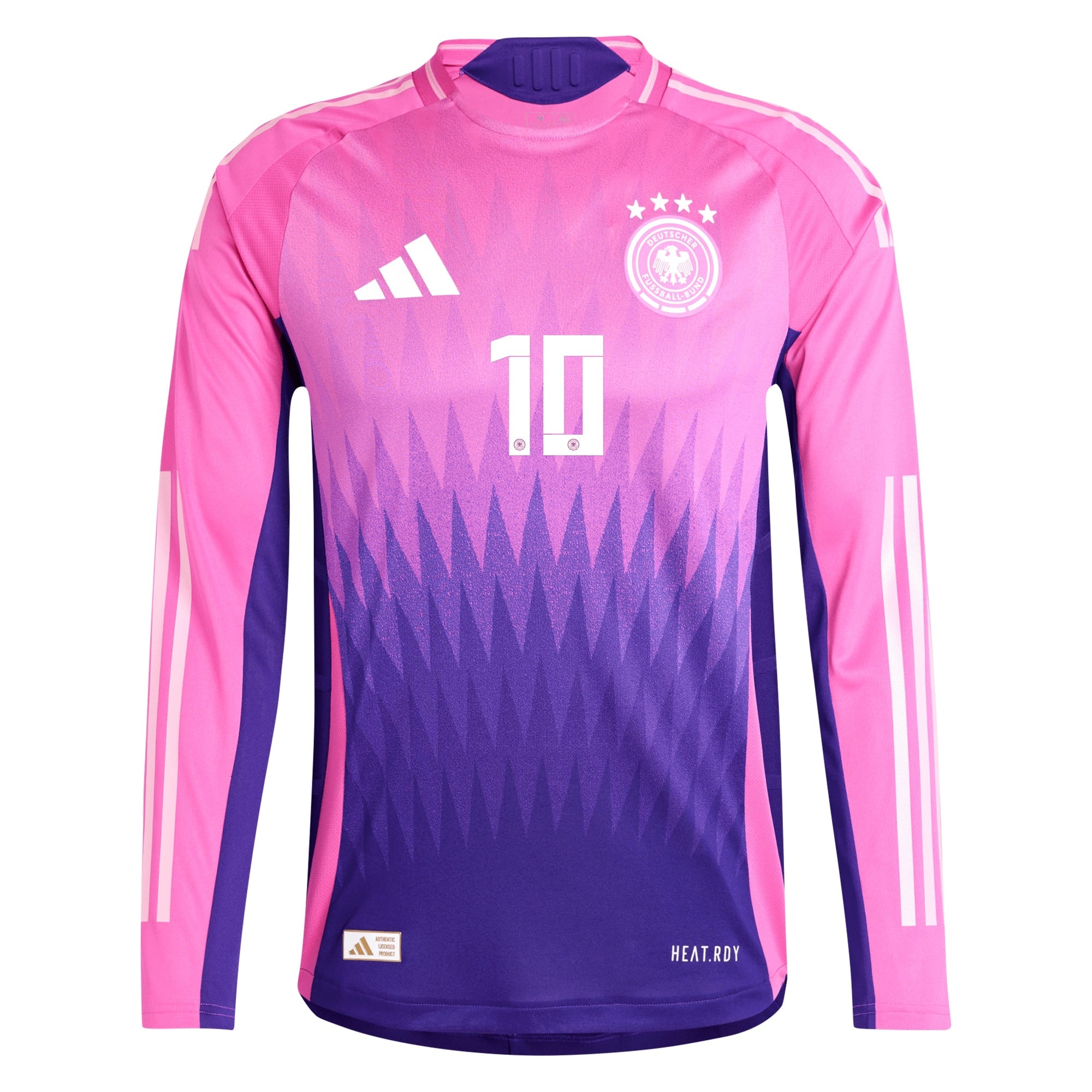 DFB adidas Away Shirt 2024 - Long Sleeve with Musiala 10 printing