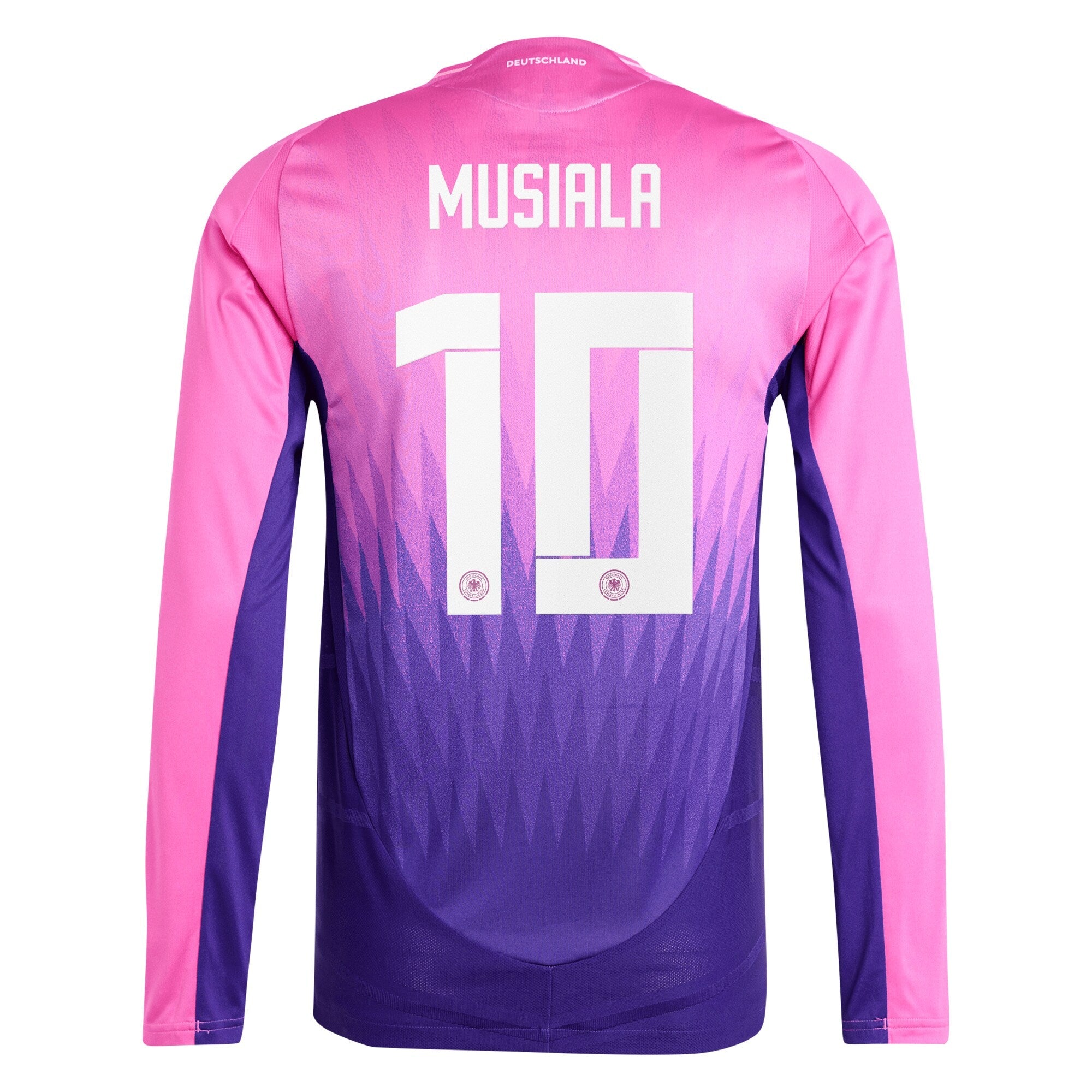 DFB adidas Away Shirt 2024 - Long Sleeve with Musiala 10 printing