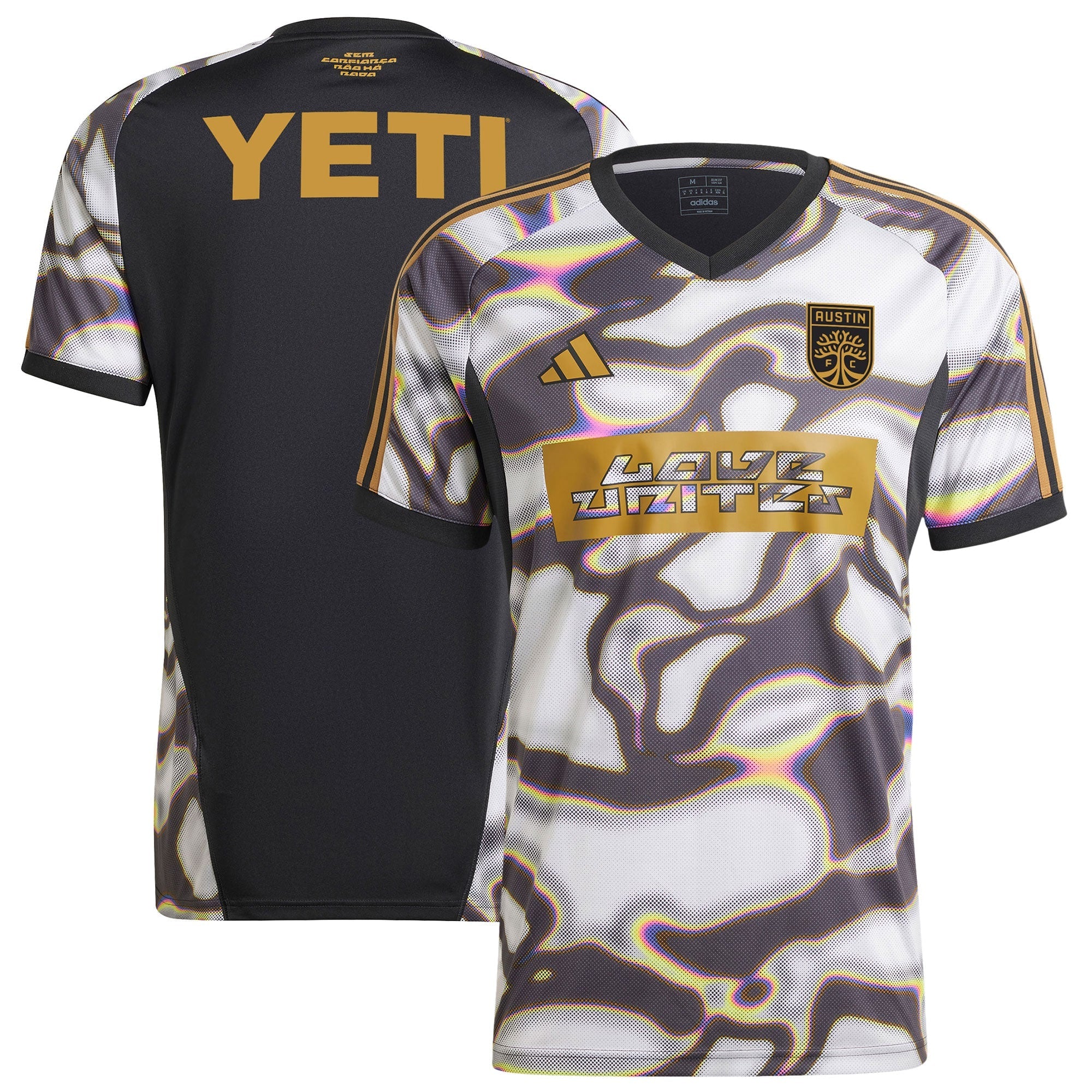 Austin FC adidas 2024 Pride Pre-Match Top - Black