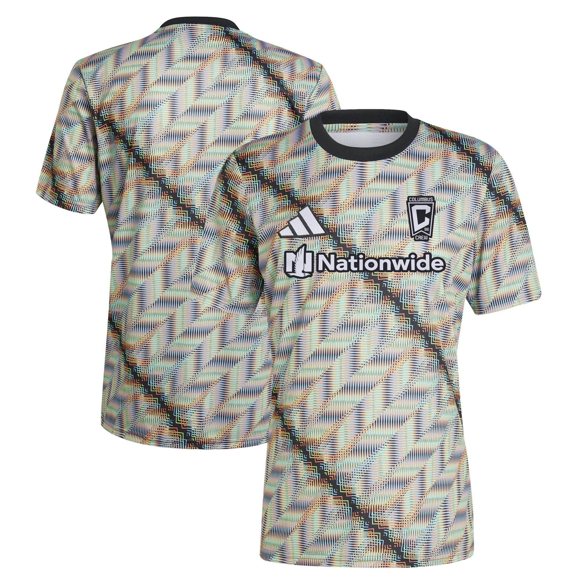 Columbus Crew adidas 2024 Hispanic Heritage Pre-Match Top - Black