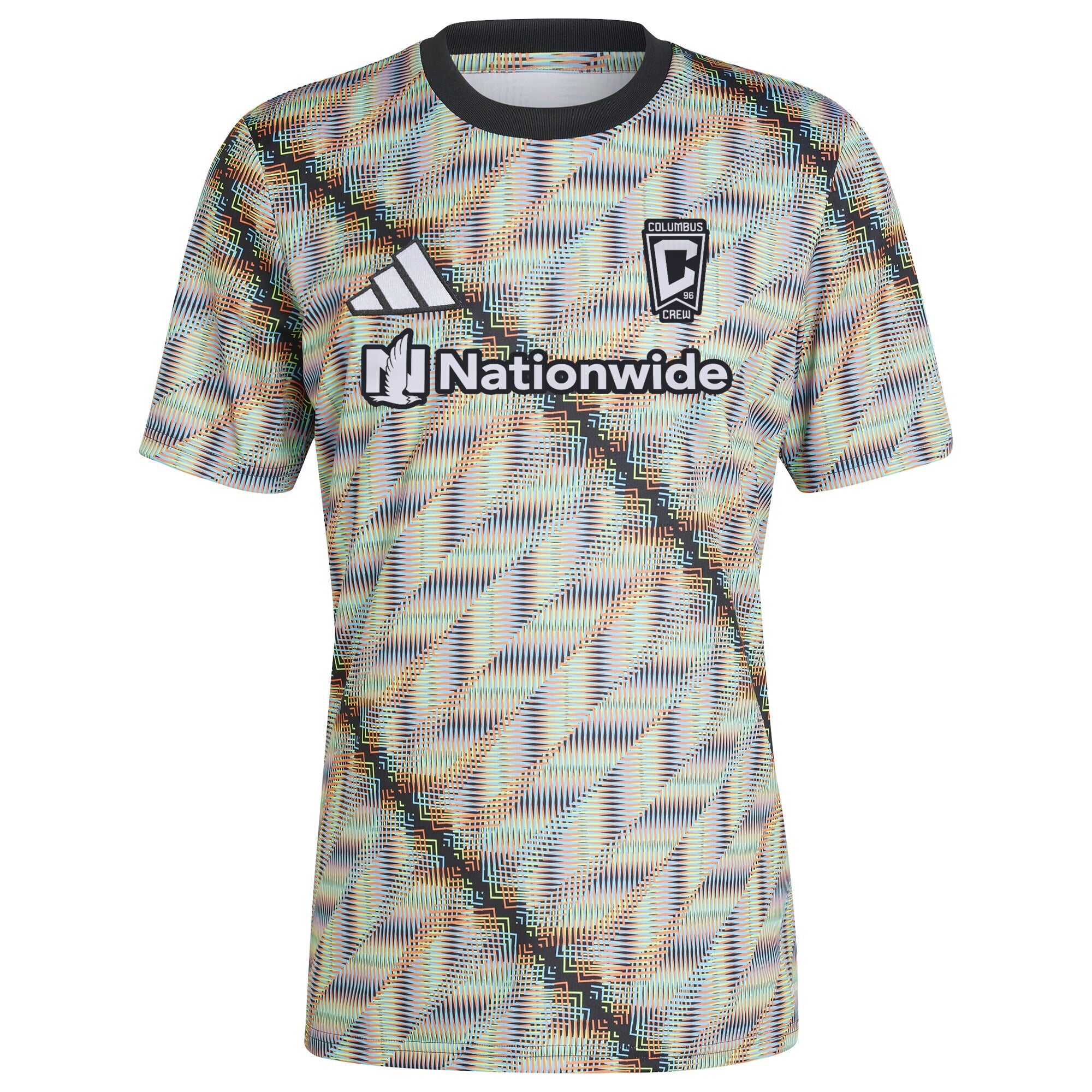 Columbus Crew adidas 2024 Hispanic Heritage Pre-Match Top - Black